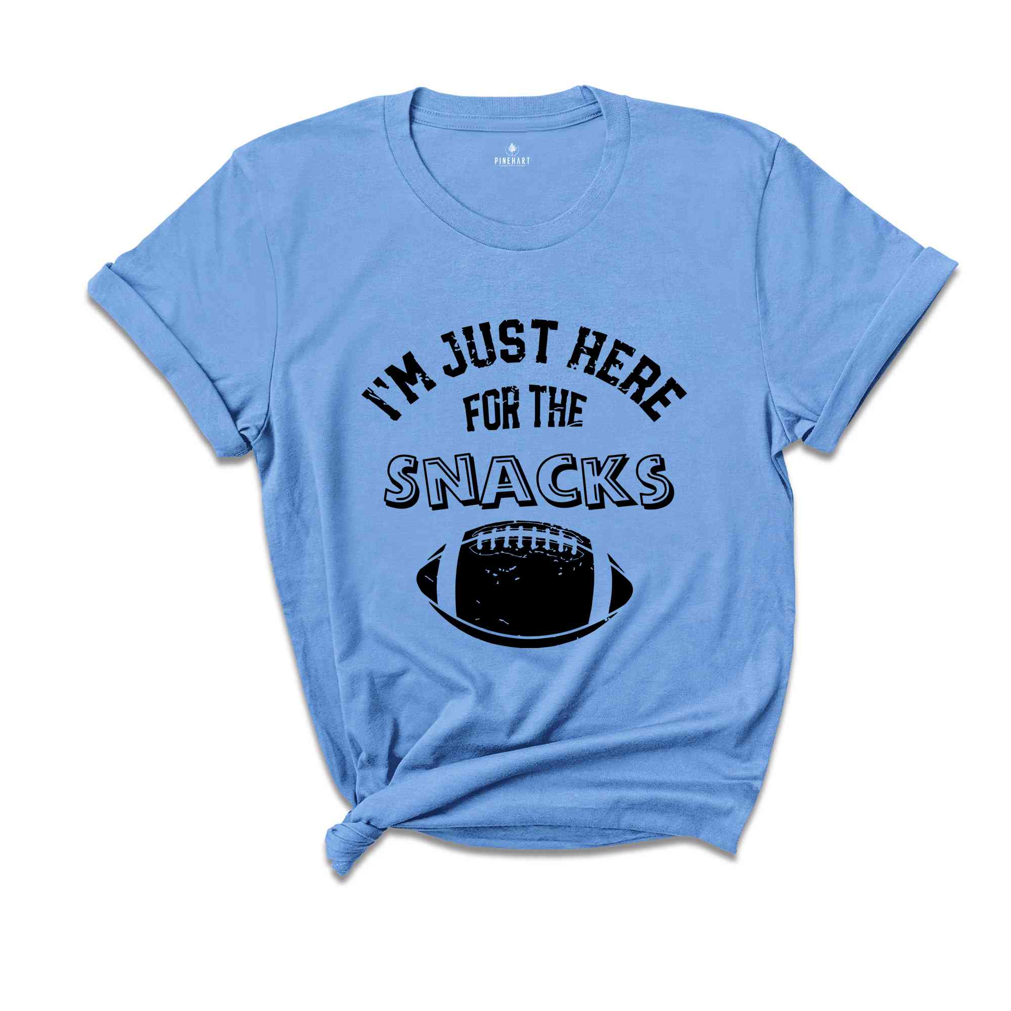 I'm Just Here For The Snacks Shirt, Funny Football T-Shirt, Football Season Shirt, Snacks and Sports, Football Game Shirt