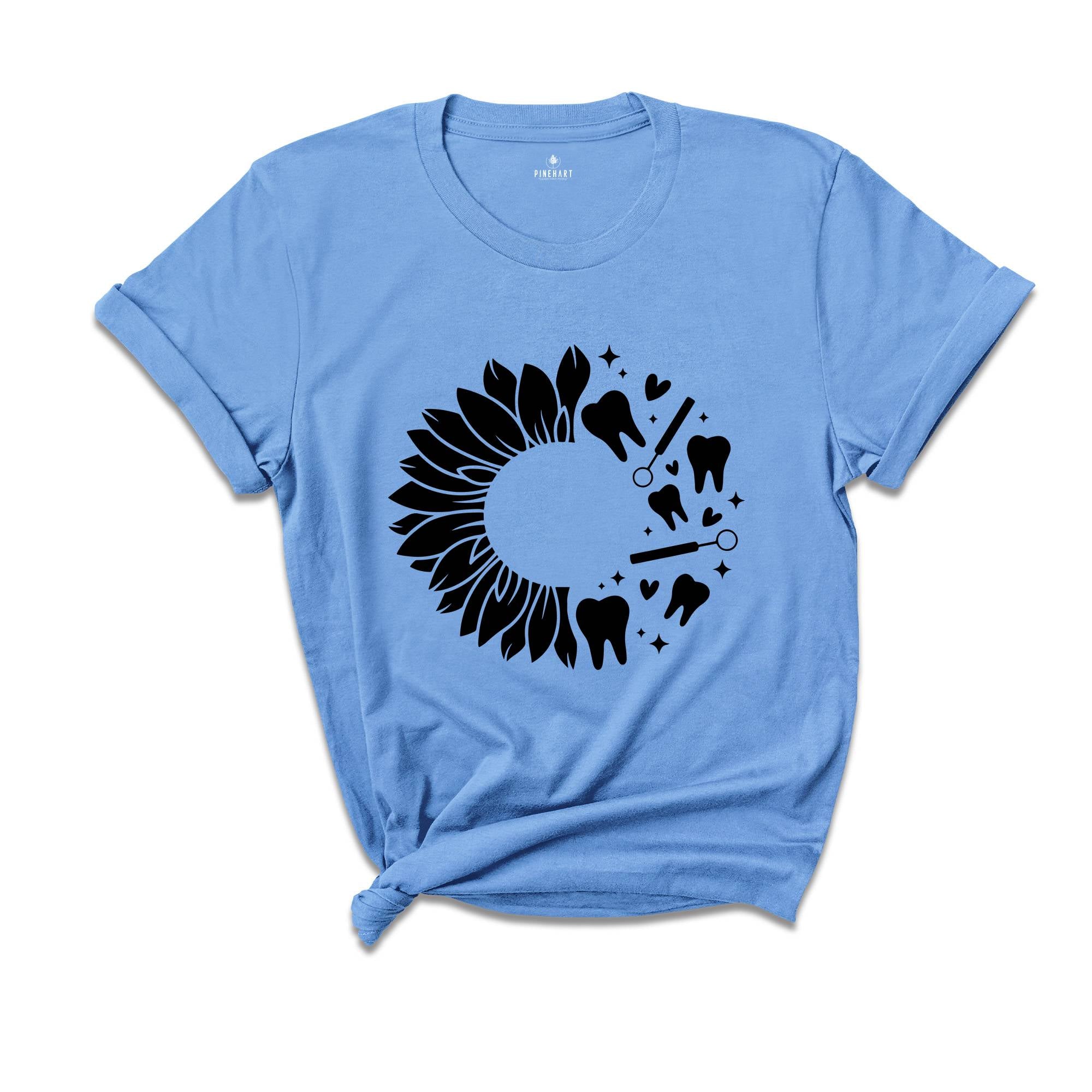 Sunflower Dentist Shirt, Future Dentist Shirt, RDH Dental School T Shirt, Dental Hygienist Shirt,Dental Graduation Shirt,Dental Office Shirt