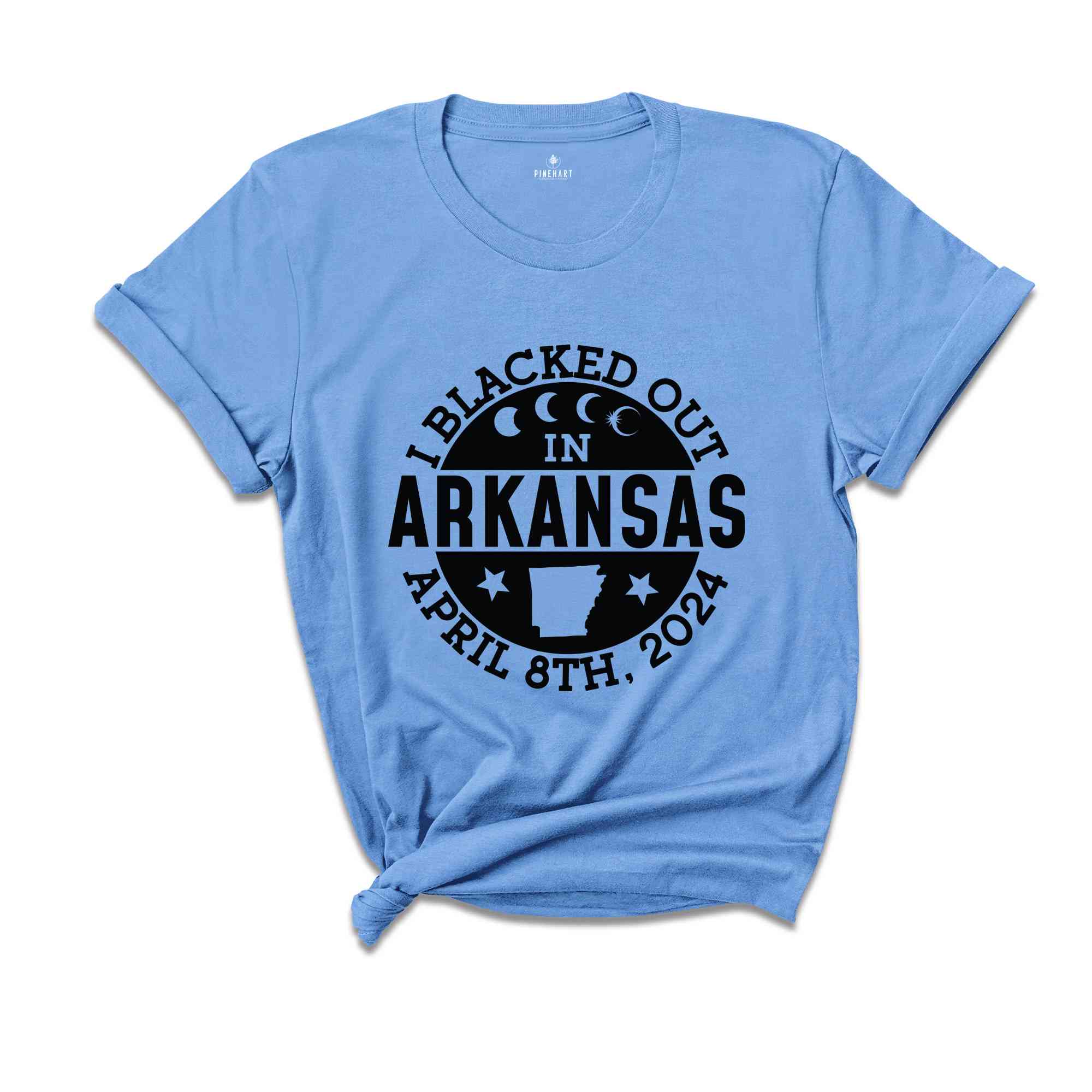 I Blacked Out In Arkansas Shirt, Arkansas Eclipse Shirt, Celestial Shirt, Eclipse Event 2024 Shirt, April 8th 2024 Total Solar Eclipse,