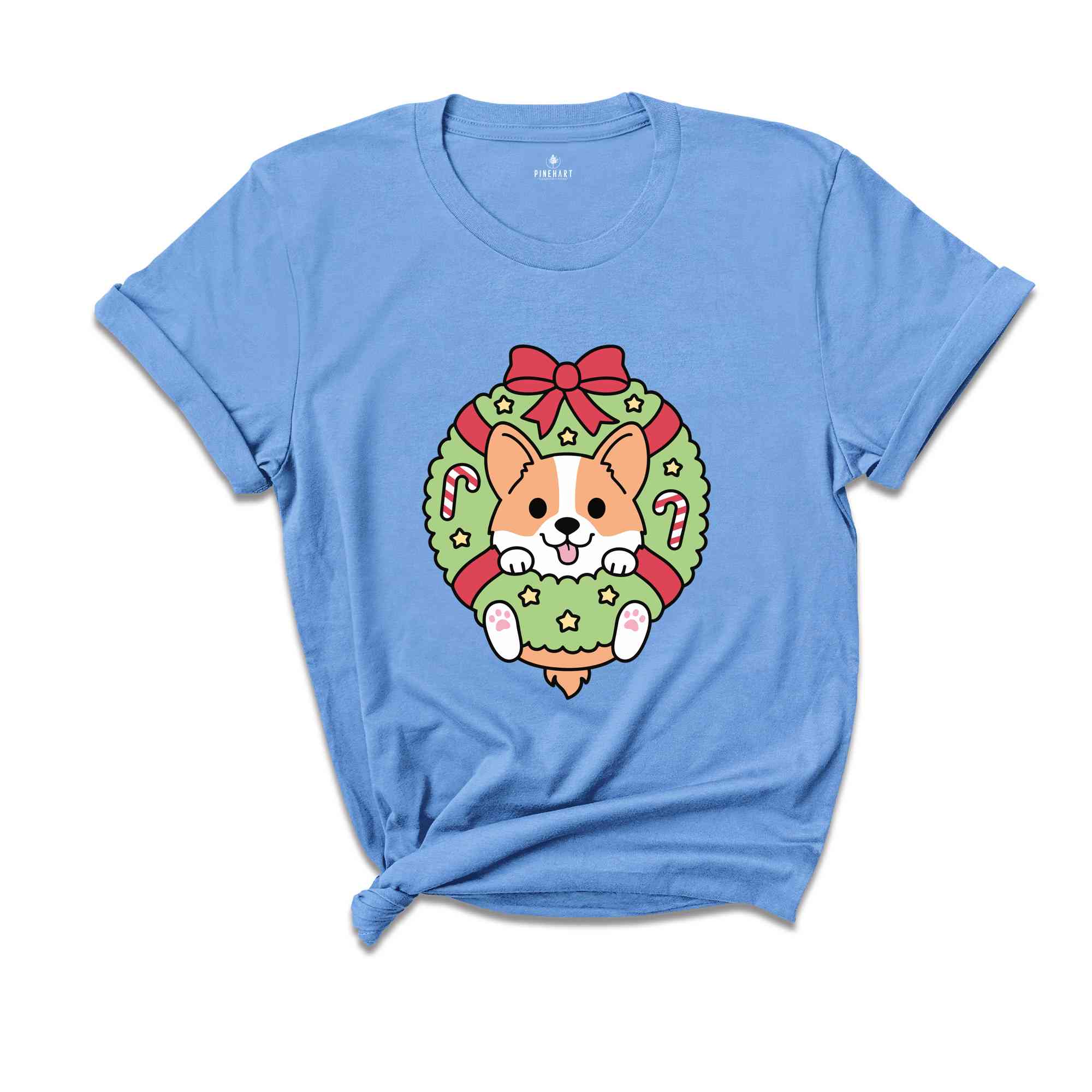 Christmas Corgi Shirt, Christmas Shirt, Christmas Corgi Gift, Christmas Puppy Tee, Santa Gift, Xmas Party Tee, Cute Corgi Shirt