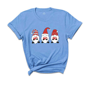 Ho Ho Ho Shirt, Christmas Gnome Shirt, Trendy Christmas Shirt, Gnomes Tee, Gnome Holiday Shirt, Christmas Party Shirt, Holiday Shirt