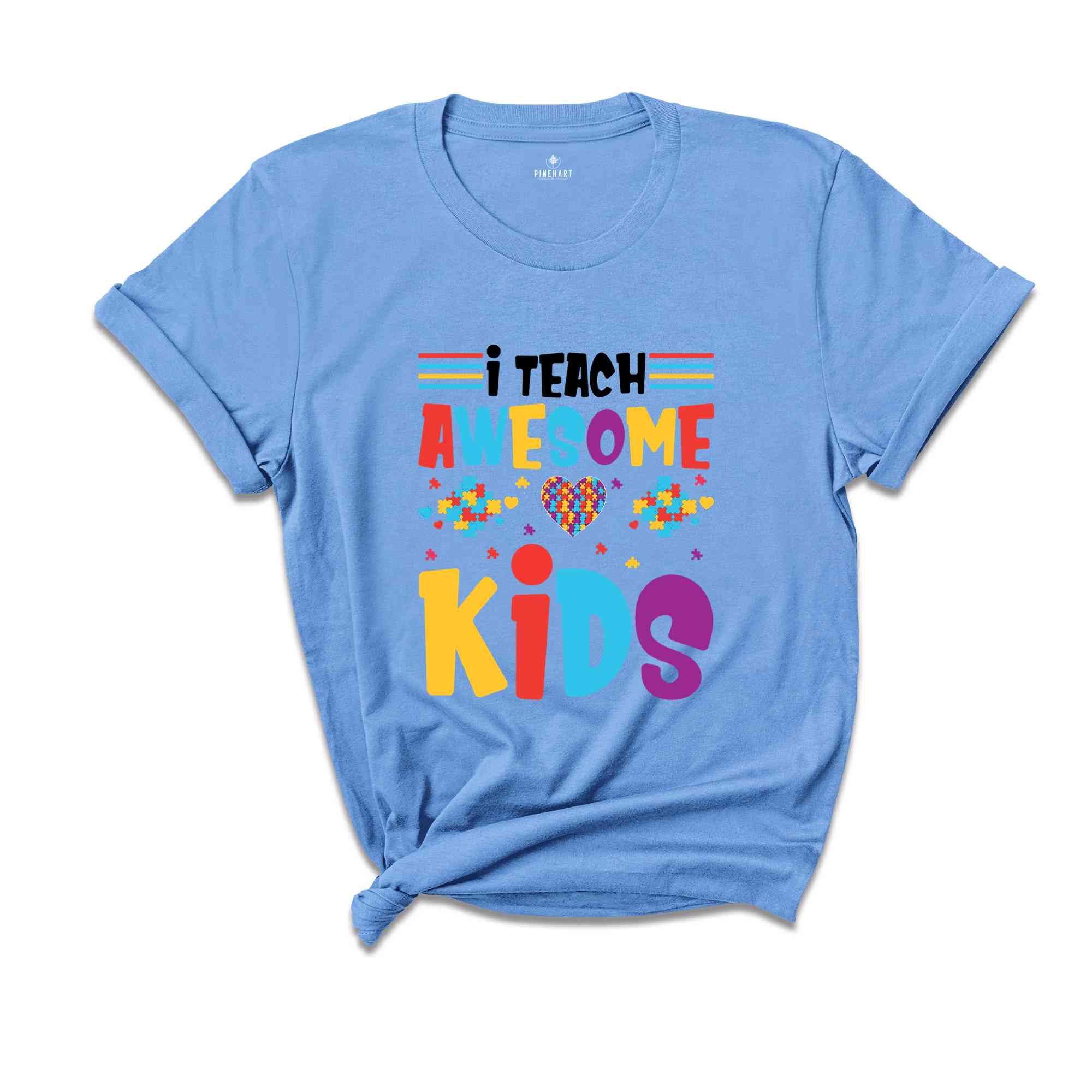 I Teach Awesome Kids T-shirt, Autism Teacher T-shirt, Teacher's Day T-shirt, Teacher Appreciation T-shirt