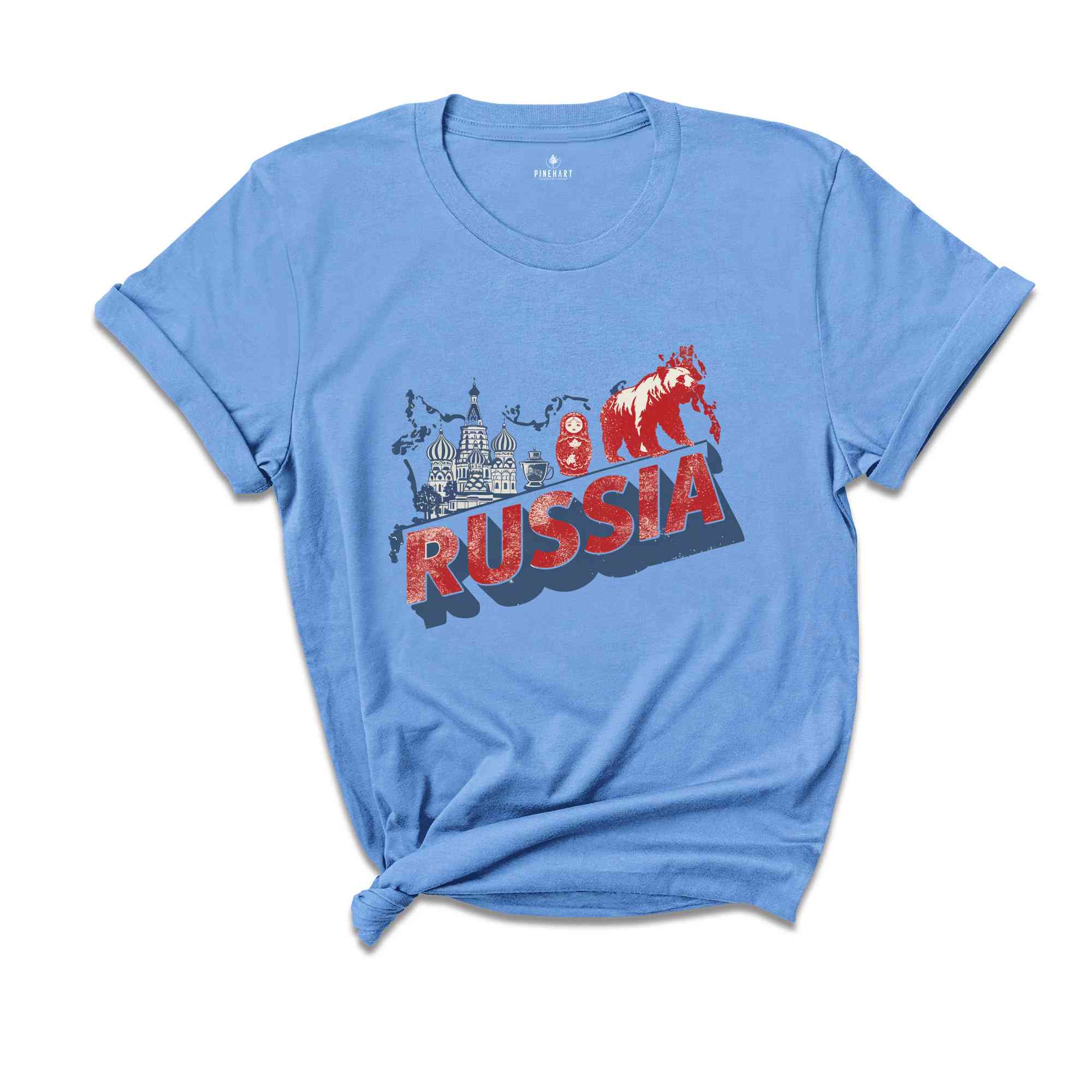 Retro Russia Shirt, Russia Travel Shirt, Country Travel Shirt, Shirt For Traveler, Travel Lover Gift, Travel Tee, Trip Shirt