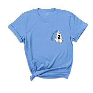 Spooky Season Shirt, Cute Ghost Shirt, Spooky Vibes Shirt, Funny Halloween Shirt, Ghost Shirt, Halloween Ghost Shirt