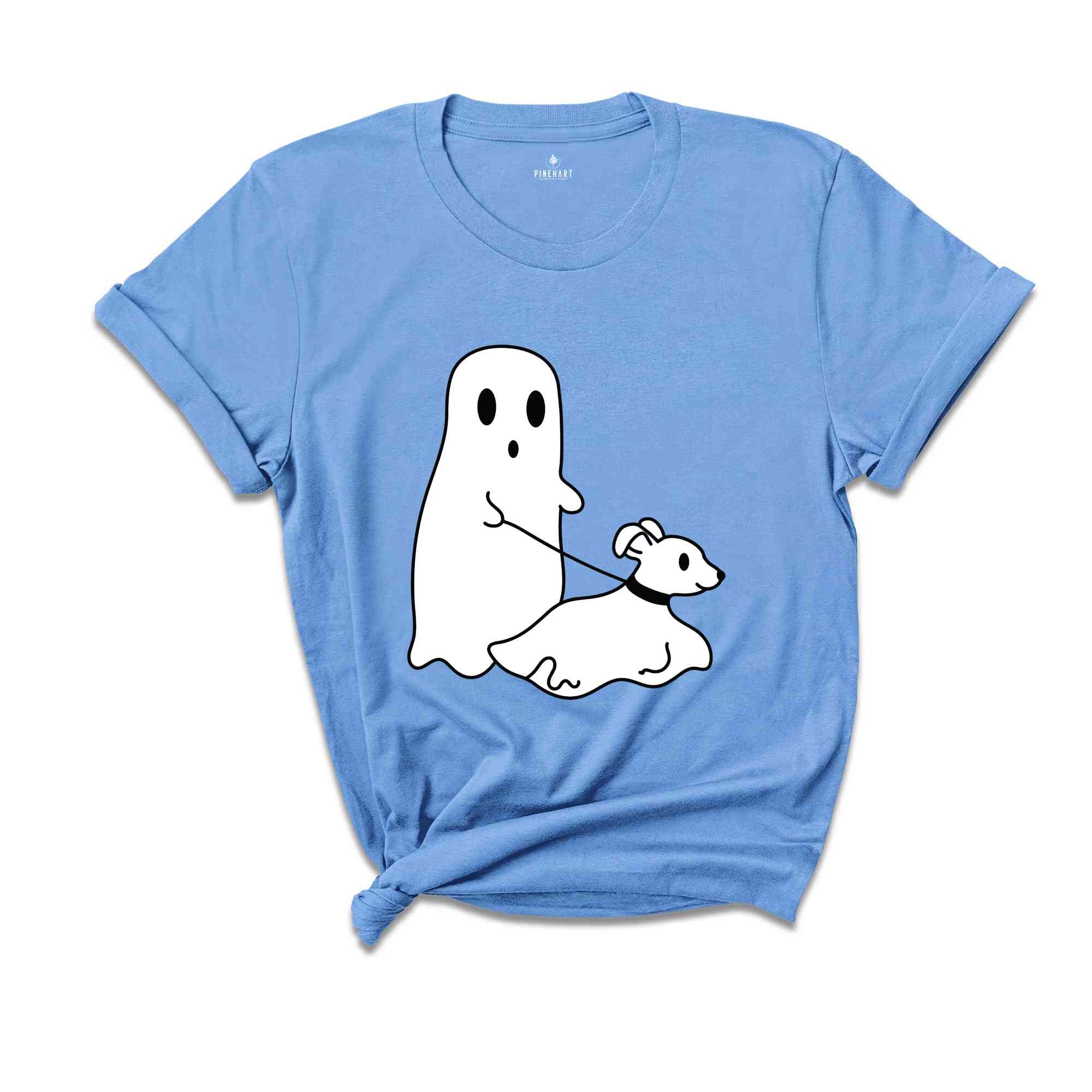 Halloween Ghost Dog Shirt, Dog Owner Ghost Tee, Funny Halloween Shirt, Ghost Dog Halloween Tee, Animal Lover Halloween Shirt, Funny Dog Tee