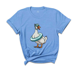 Swimming Duck Shirt, Cute Duck Shirt, Animal Lover Shirt, Duck Lover Shirt, Nature Lover Gift, Cute Animal Shirt, Duck Shirt, Goose Shirt