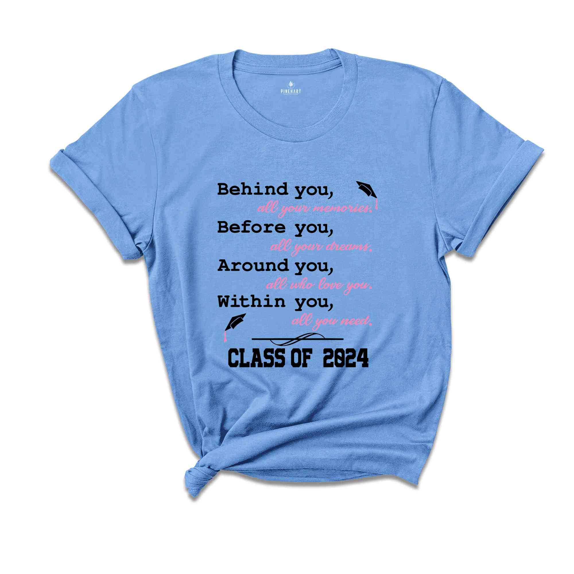 Graduation Saying Class of 2024, Senior 2024 Shirt, Class Of 2024 Shirt, Graduation T-Shirt, Graduation Party, Senior Squad