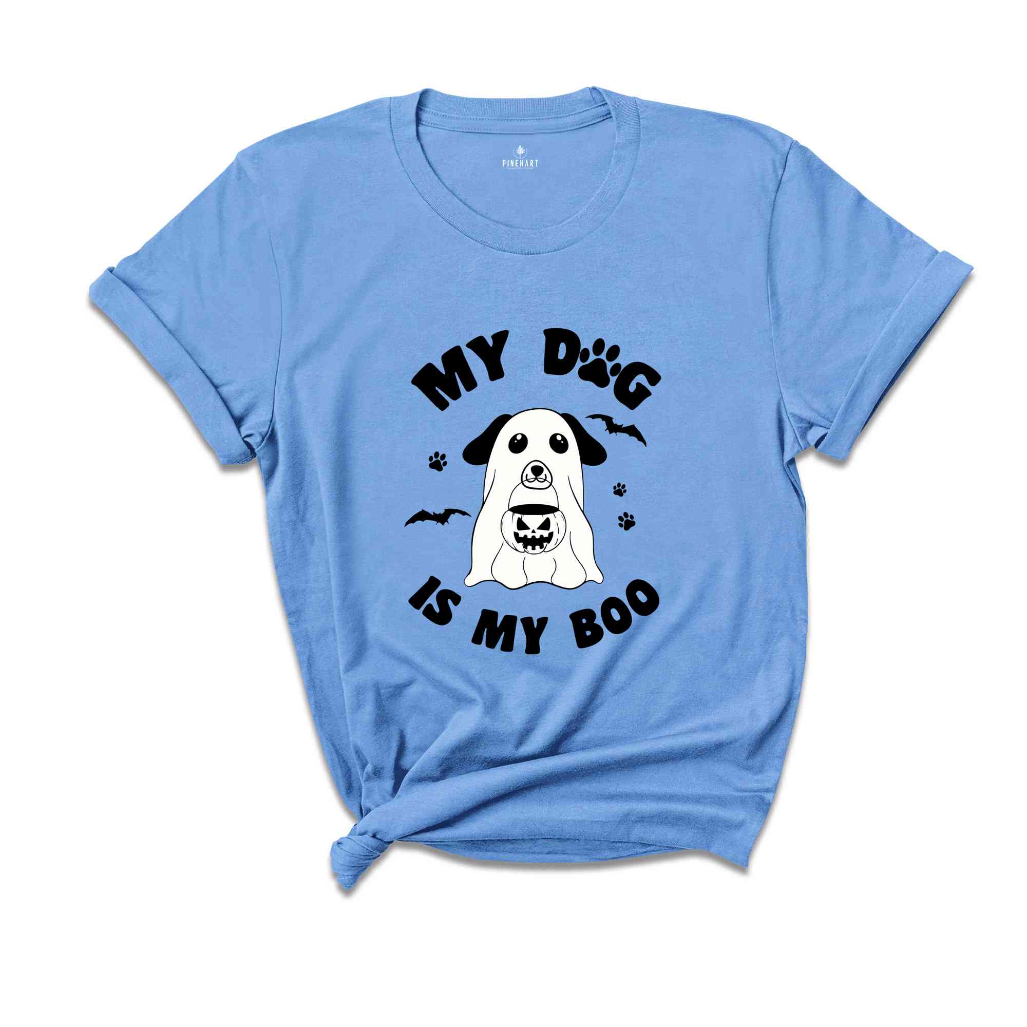 My Dog is My Boo Shirt, Cute Halloween Shirt, Spooky Dog Shirt, Spooky Pumpkin Tee, Ghost Dog Shirt, Dog Mom Shirt, Halloween Dog Tee