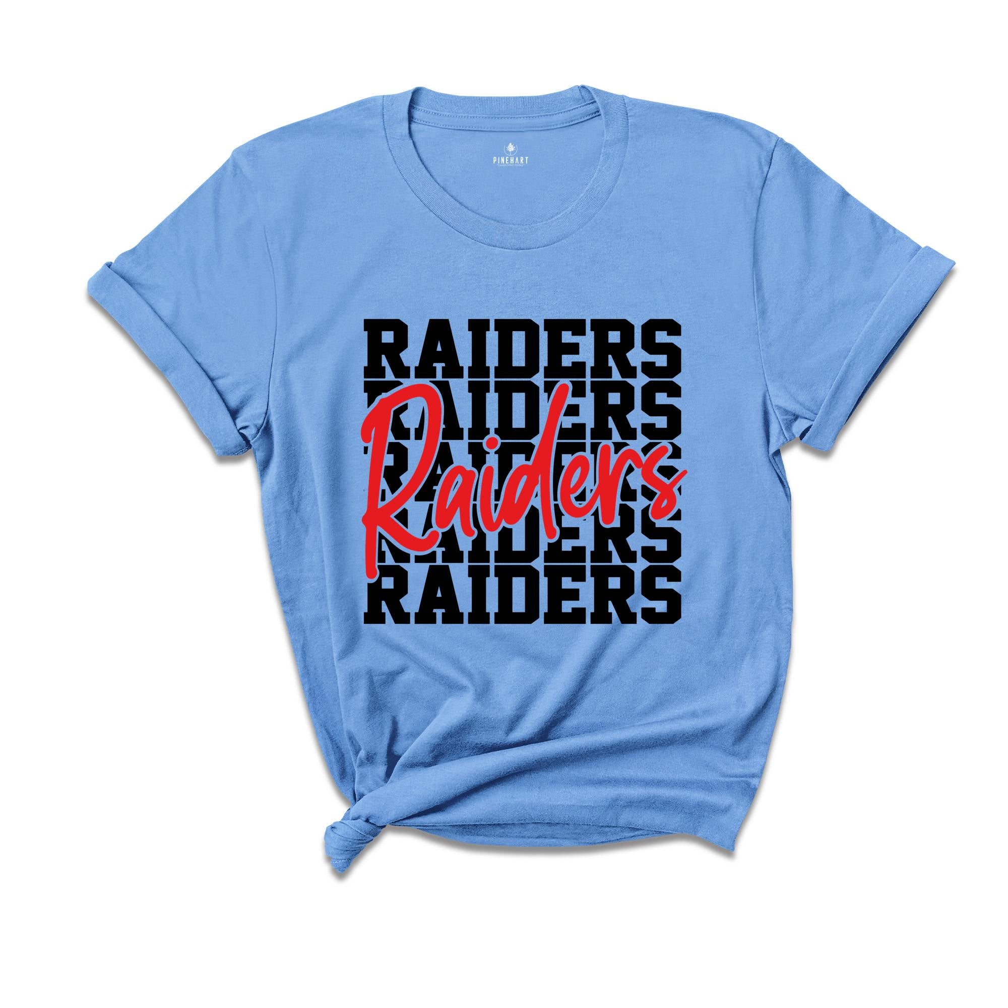 Raiders Written Team Mascot Shirt, Raiders Team Shirt, Raiders Team Spirit Shirt, Raiders Fan Tee, Raiders School Spirit