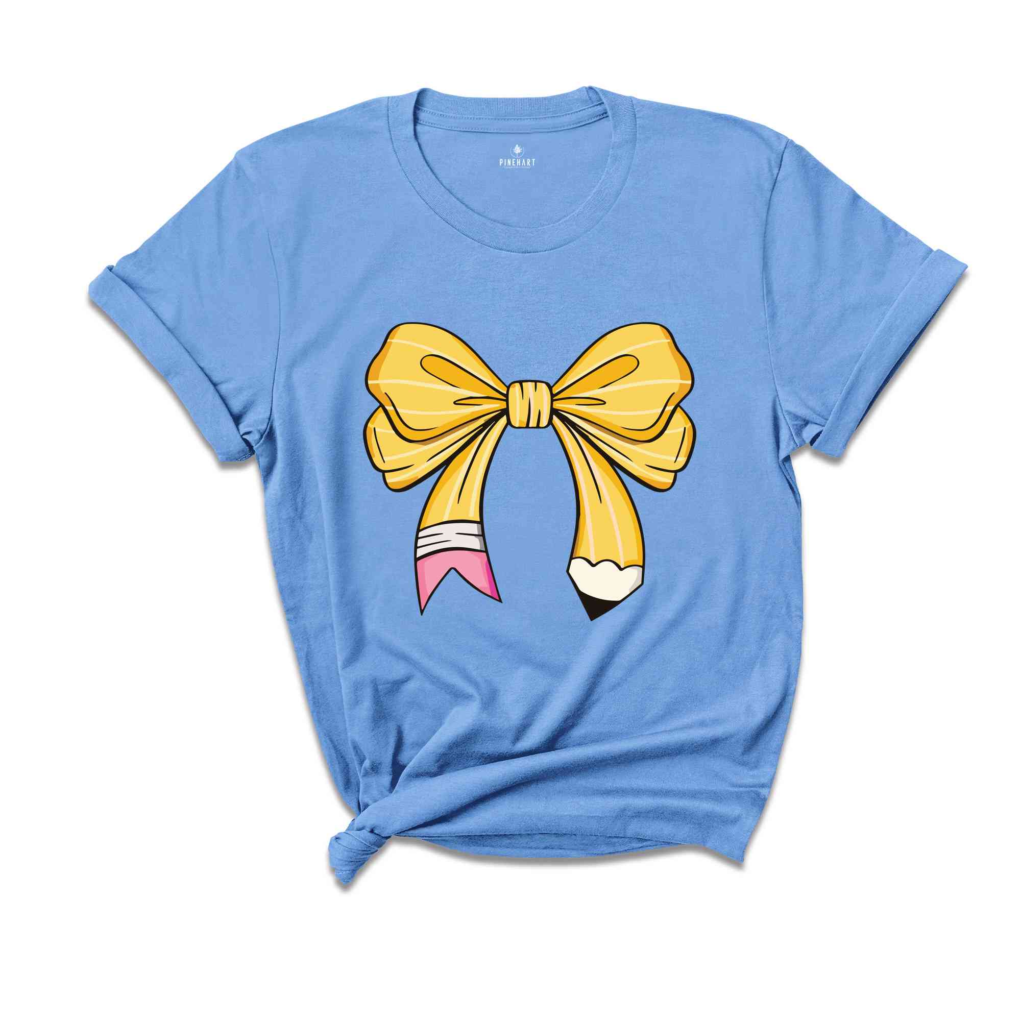 Pencil Bow Shirt, Coquette Teacher Shirt, Coquette Pencil Bow Shirt, Back To School Shirt, Teacher Appreciation Shirt, Teacher Shirt