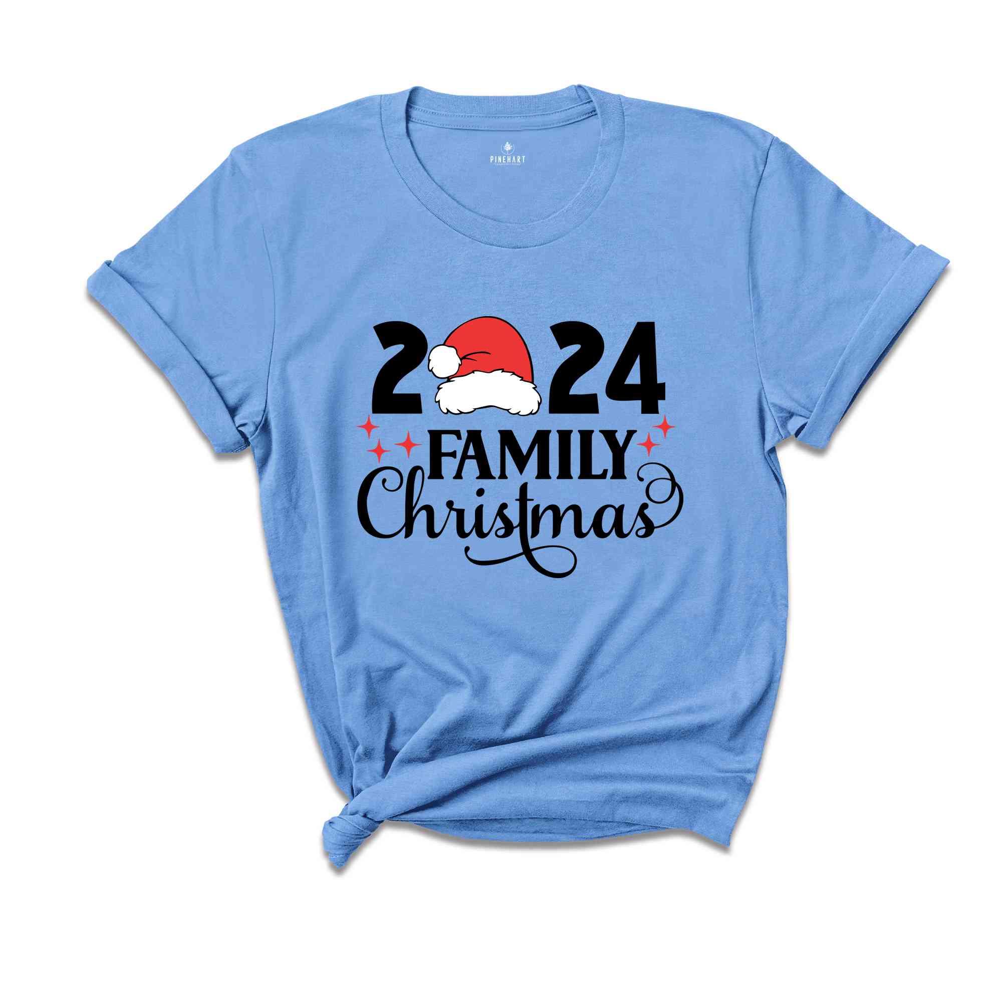 Family Christmas 2024 Shirt, Christmas T-Shirt, Matching Christmas Tee, Christmas Santa Gift, Christmas Party Shirt