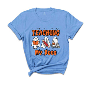 Teaching My Boos T-Shirt, Spooky Teacher Shirt, Teacher Halloween Shirt, Back To School Gifts, Ghost Teacher Tee