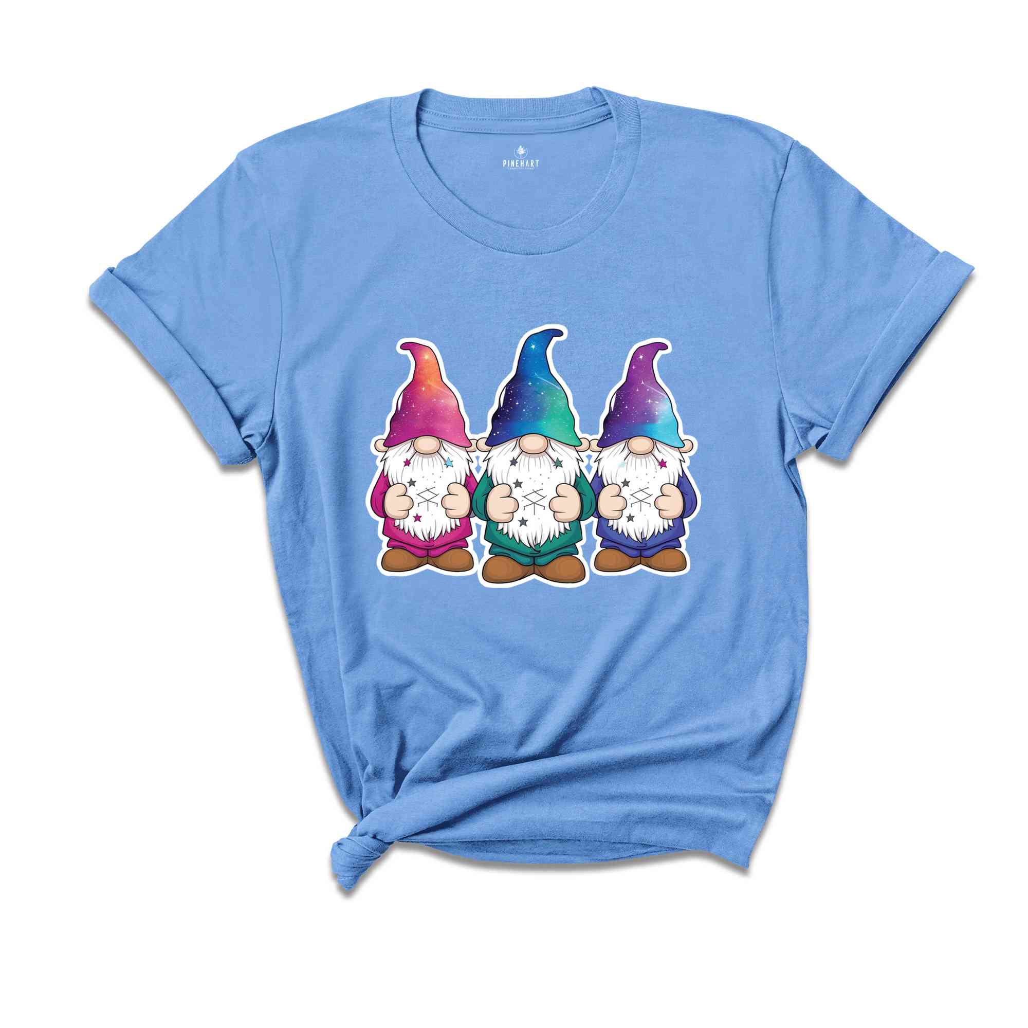 Three Cute Gnomes Shirt, Gnome Shirt, Astrology Gnomes Shirt, Crystals Shirt, Celestial Gnomes Shirt, Galaxy Gnomes Shirt