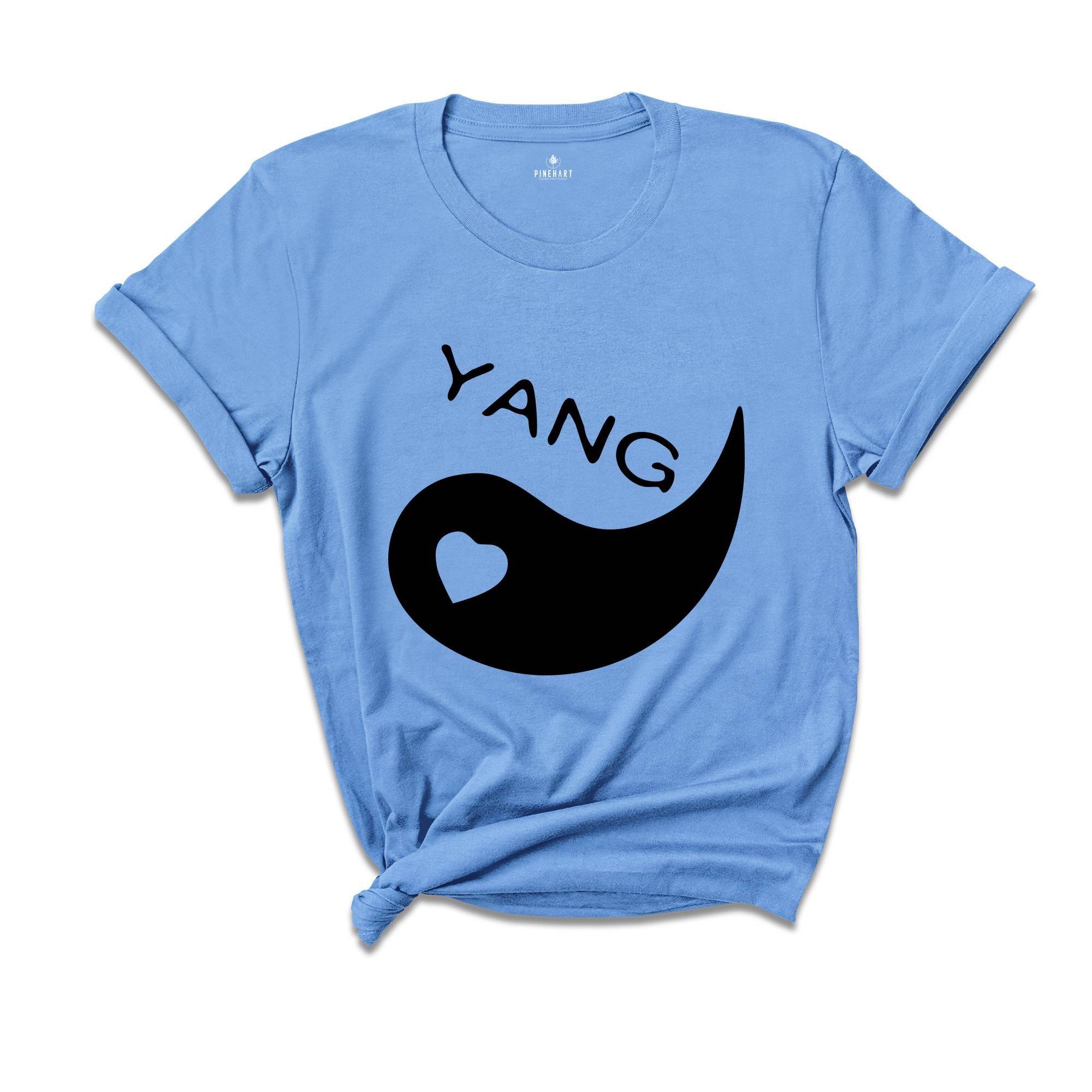 Yin Yang Shirt, Valentine's Day Gift, Valentines Outfit, Couple Matching Shirt, Wife and Husband Team Shirt, Engagement Shirt, Honeymoon Tee