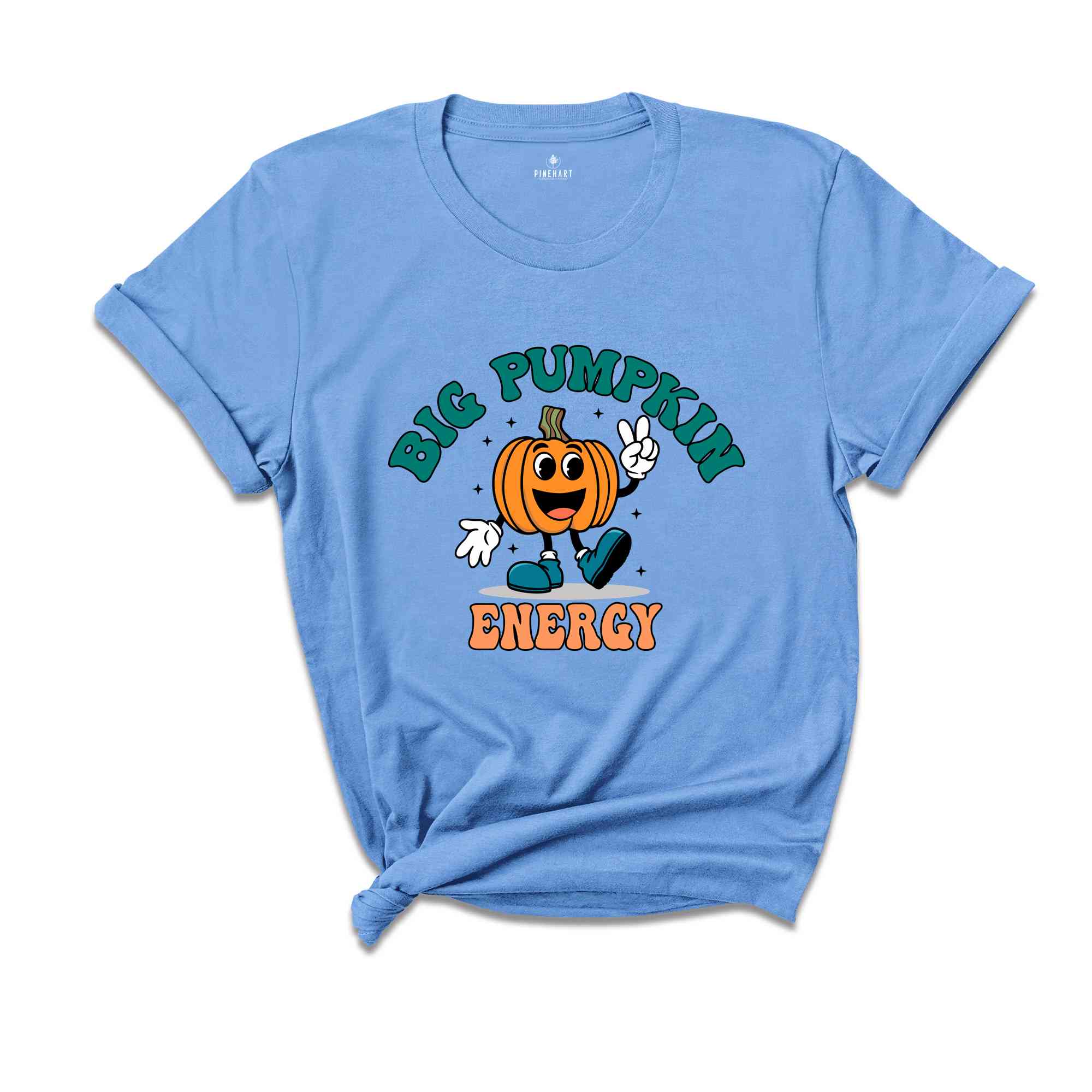 Big Pumpkin Energy Mens Shirt, Pumpkin Shirt, Halloween T-Shirt, Funny Halloween Shirt, Halloween Costume Tee