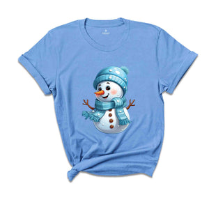 Christmas Snowman Shirt, Cute Snowman Shirt, Christmas Shirt, Cute Winter Shirt, Christmas Gift, New Years Shirt, Holiday Shirt, Snowman Tee