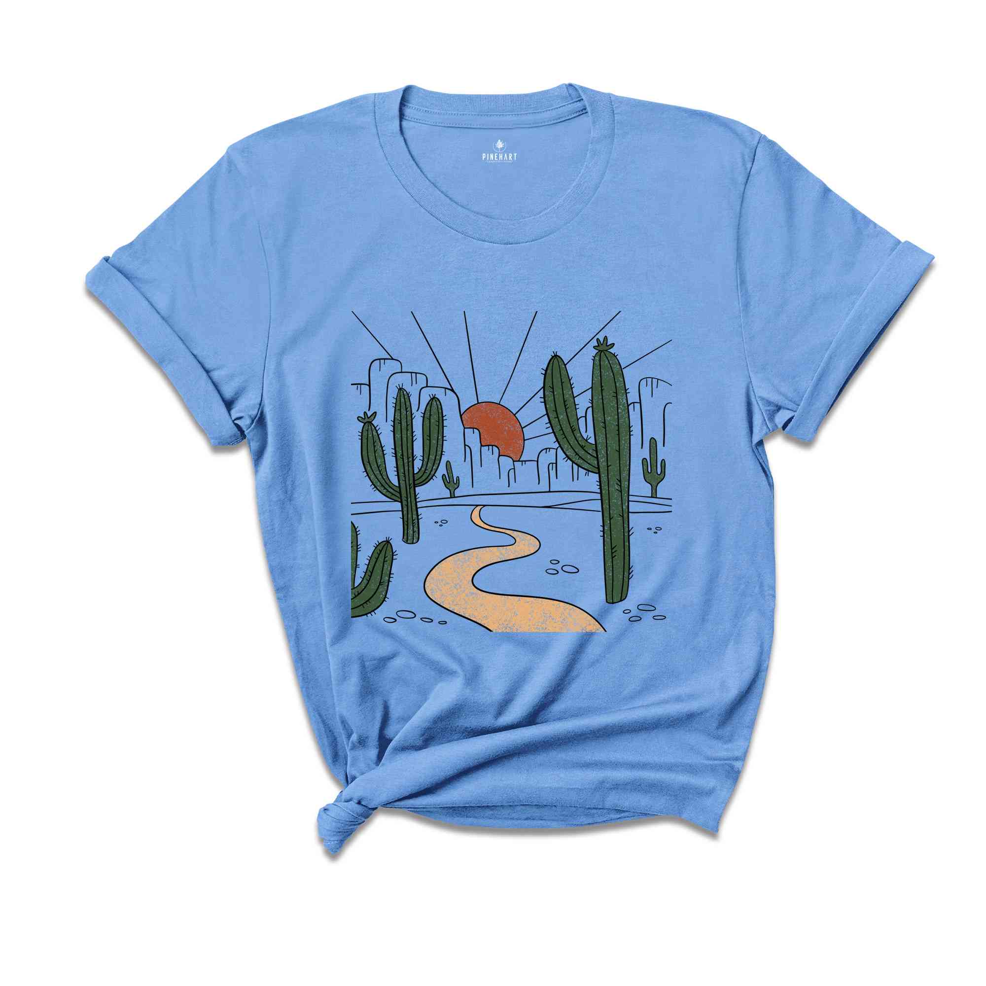 Desert Sunset T-Shirt, Desert Shirt, Cactus Tee, Country Desert Shirt, Adventure Lovers Apparel, Travel Tee