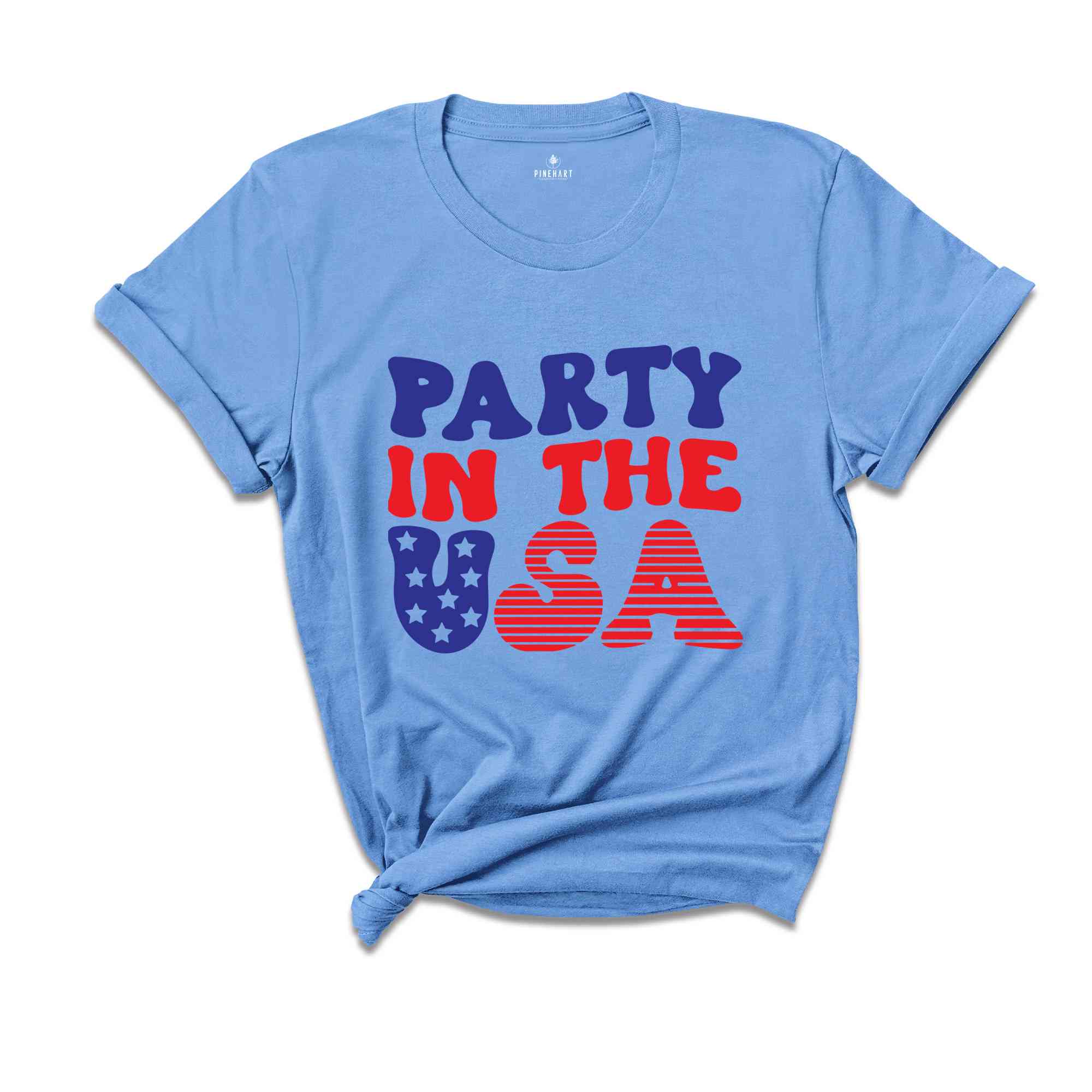 Party in USA Shirt, 4th Of July Shirt, American Flag Shirt, Independence Day Shirt, Womens 4th Shirt