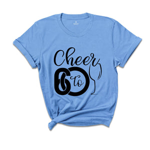 Cheer To 60th Birthday Shirt, Hello 60 T-Shirt, 1964 Birthday Tee, 60th Birthday Gift, Sixty And Fabulous, 1964 Birthday Gift