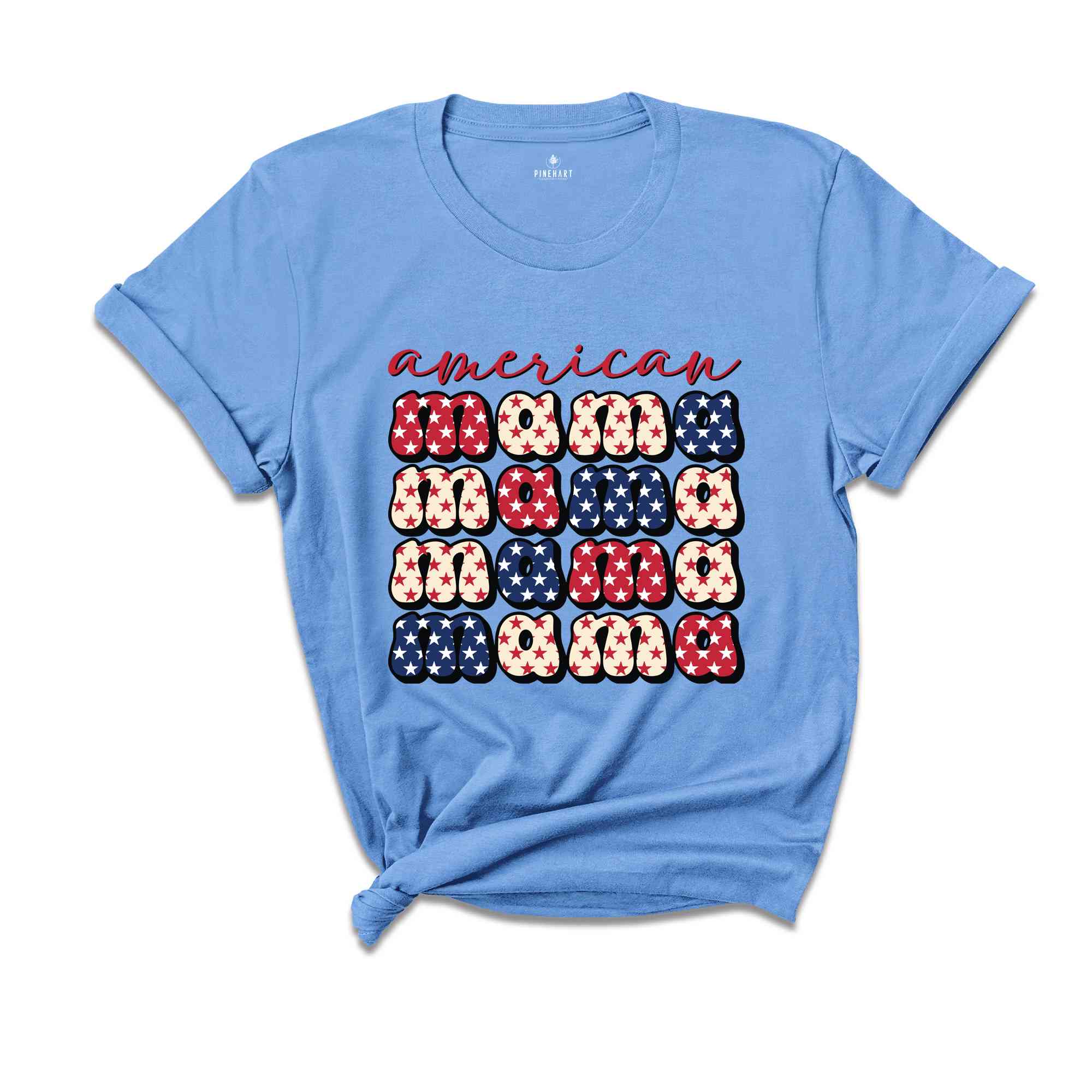 American Mama Shirt, Patriotic Mama Shirt, 4th of July Shirt, Mama Fourth of July Shirt, Matching Family Shirts, American Gifts