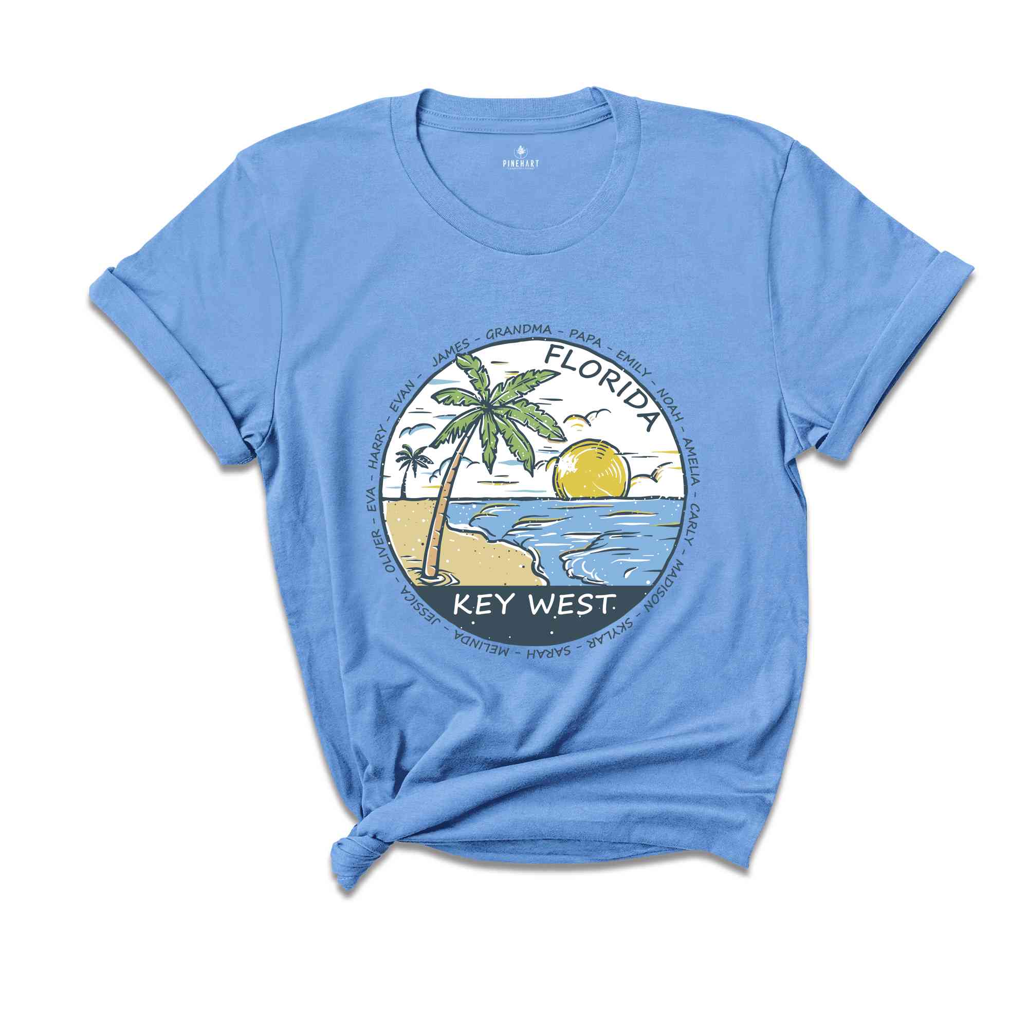 Custom Vacation Shirts, Matching Family Beach T-shirt, Summer Trip Shirts, Summer Break Camp Group Gifts