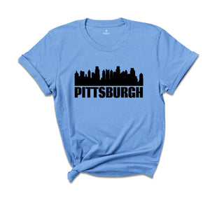 Pittsburgh Skyline Shirt, Pittsburgh Home Tee, Pittsburgh Gift, Pittsburgh Trip Shirt, Pittsburgh Sweatshirt, Pittsburgh T-shirt