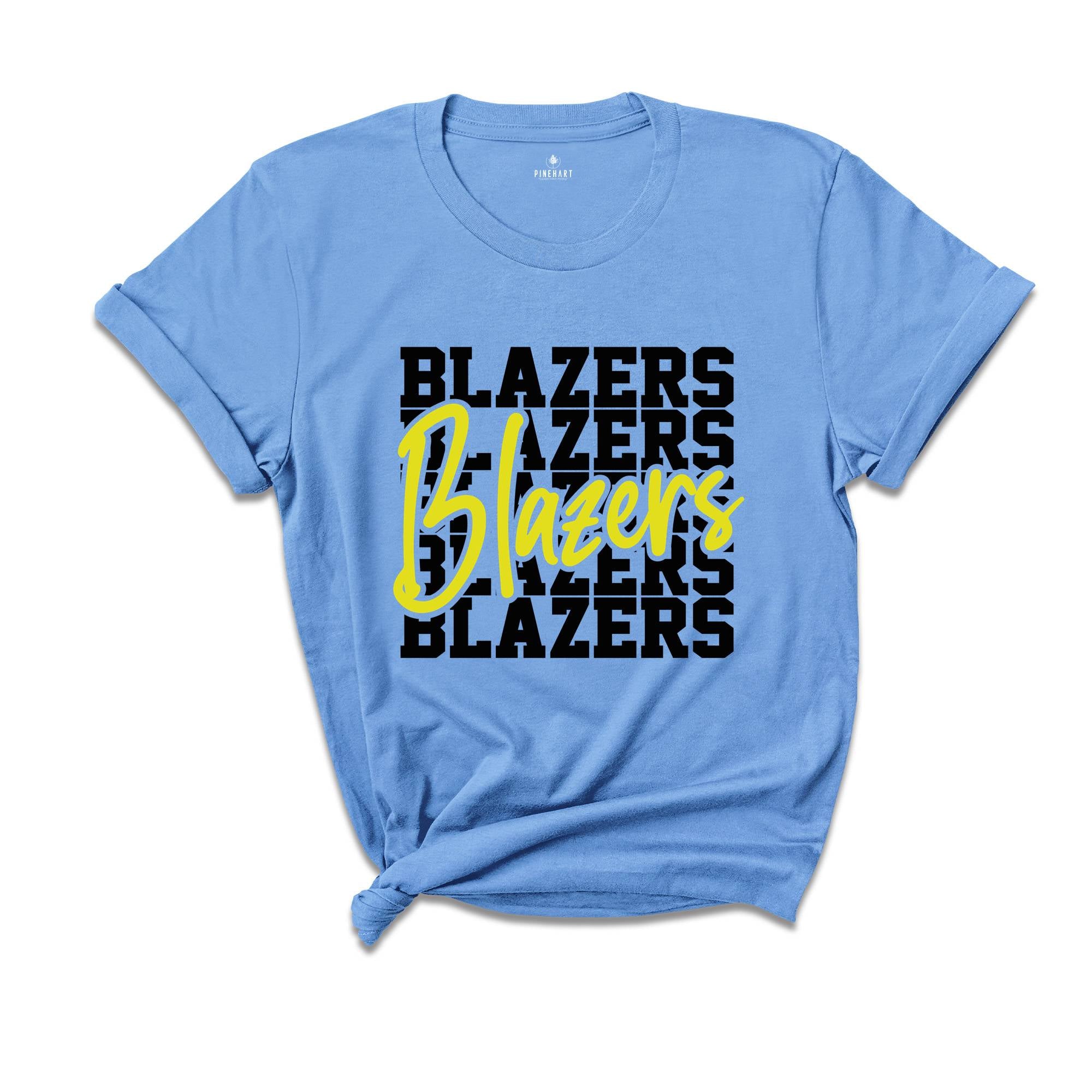 Team Mascot Shirt, Blazers Team Shirt, Blazers Football Shirt, Blazers Fan Shirt, Blazers School Shirt, Blazers School Spirit