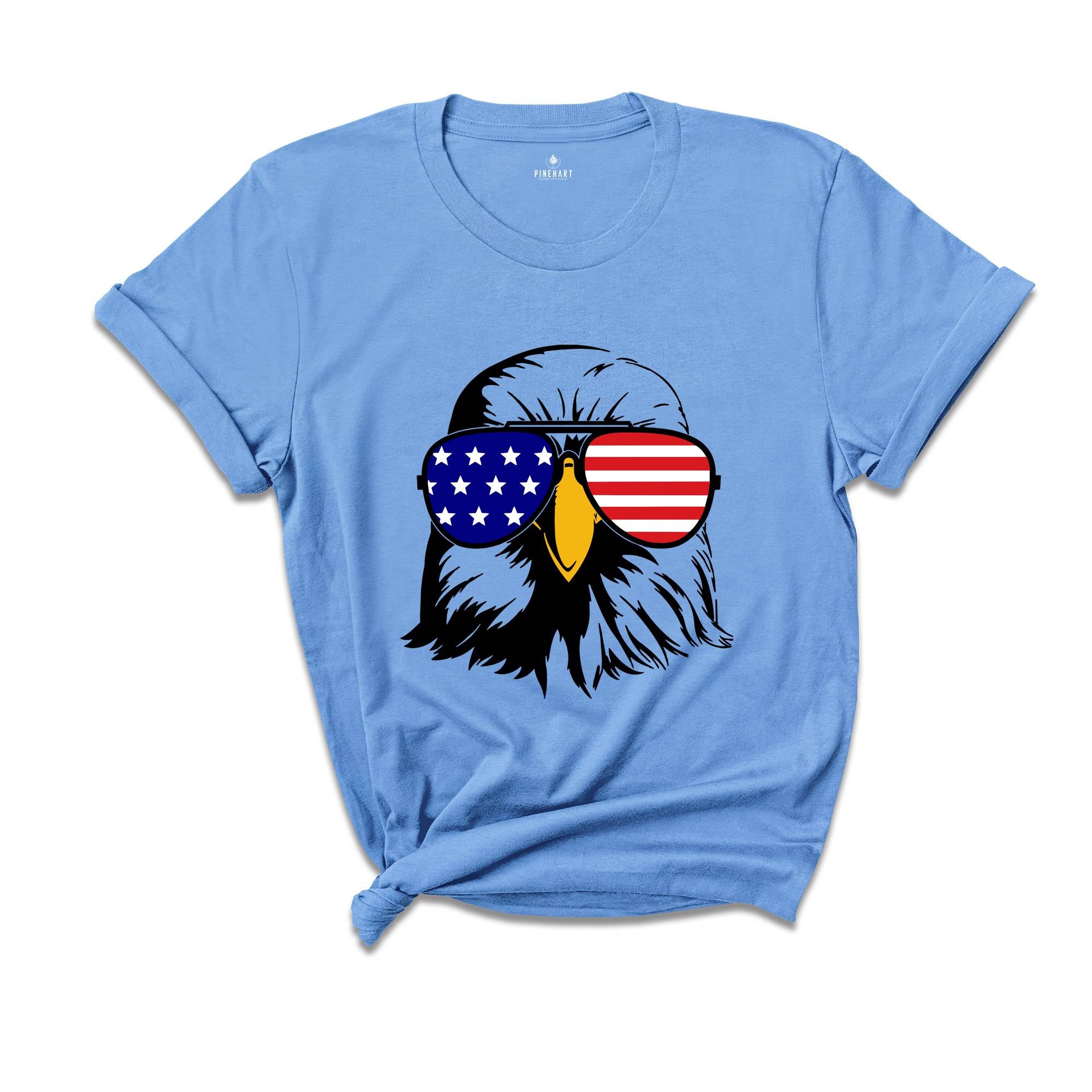 Patriotic Eagle With Sunglasses, 4th of July 2024 Freedom Shirt, Fourth Of July Shirt, Independence Day Shirts, Patriotic Family Shirts