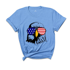 Patriotic Eagle With Sunglasses, 4th of July 2024 Freedom Shirt, Fourth Of July Shirt, Independence Day Shirts, Patriotic Family Shirts