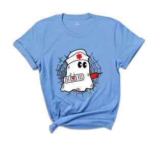 Nurse Ghost Shirt, Nurse Life Shirt, Halloween Ghost Shirt, Halloween Gift, Spooky Vibes Shirt, Ghost Shirt, Boo Shirt, Nurse Gift