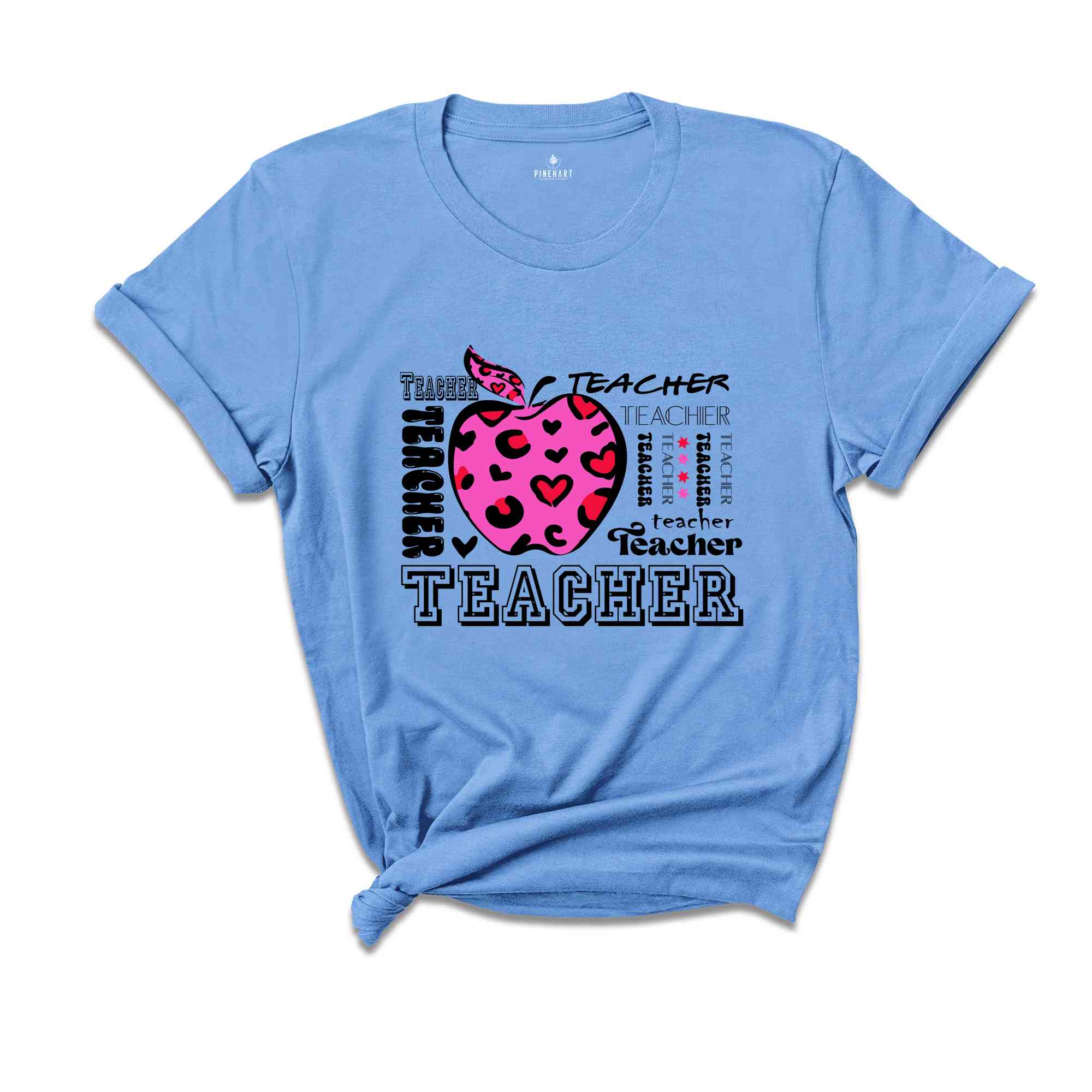 Back To School Shirt , Leopard Teacher Shirt, Teacher Appreciation Shirt, Leopard Apple Teacher Shirt, Kindergarten teacher tee