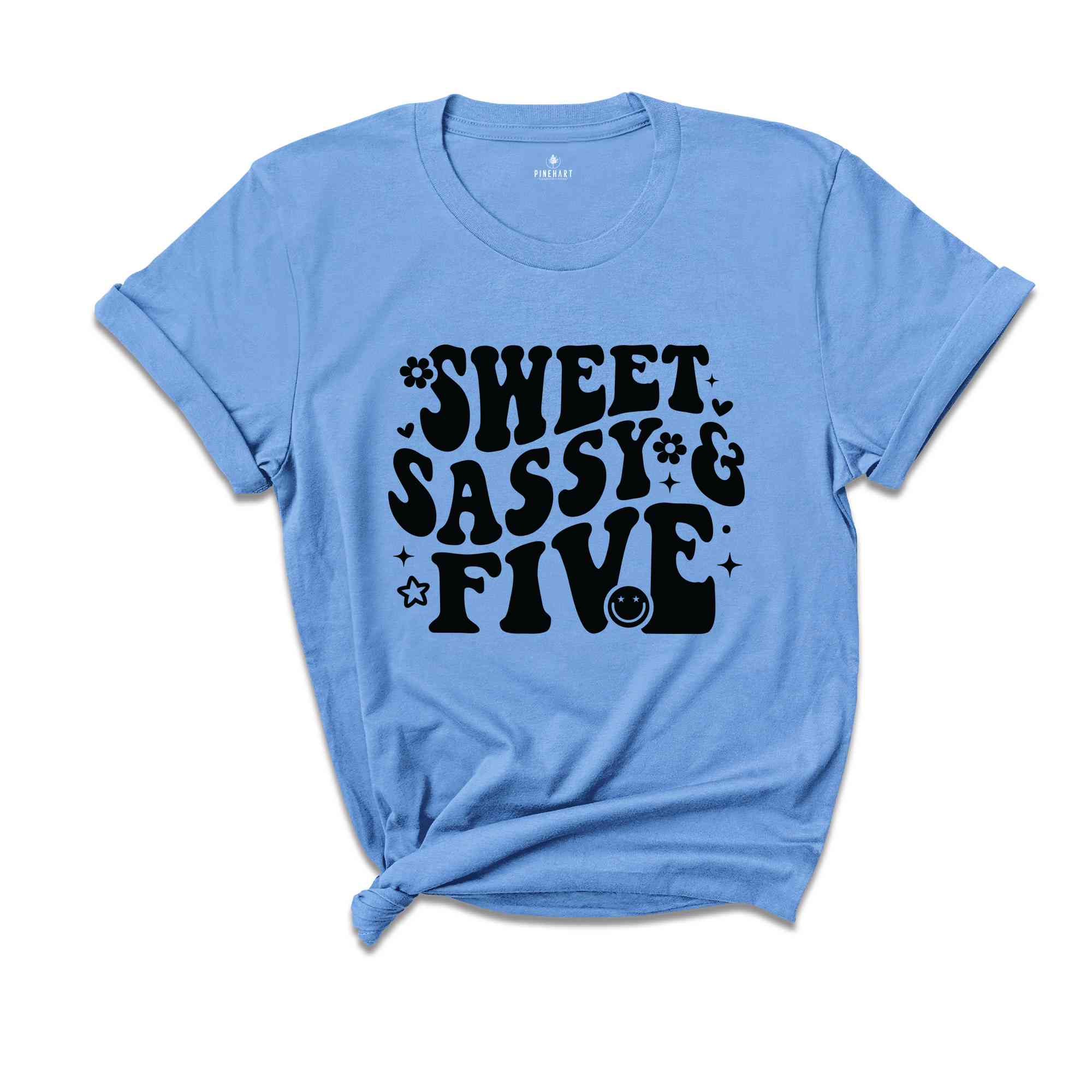 Sweet Sassy Five Shirt, Birthday Girl Shirt, Cute Birthday Shirt, Tie Dye Shirt, Birthday Party Shirt Girl, Birthday Gift, Kids Tshirt