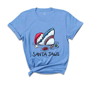 Santa Jaws Shirt, Christmas Shirts, Santa Claus Shirts, Christmas Gifts, Christmas Family Shirt, Christmas Vibe Tee