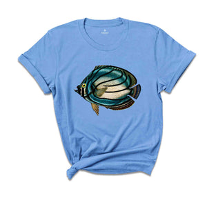 Retro Fish Shirt, Fishing Shirt, Vintage Fish T-Shirt, Fishing Lover Shirt, Fisher Day Shirt, Tropical Aquarium Shirt