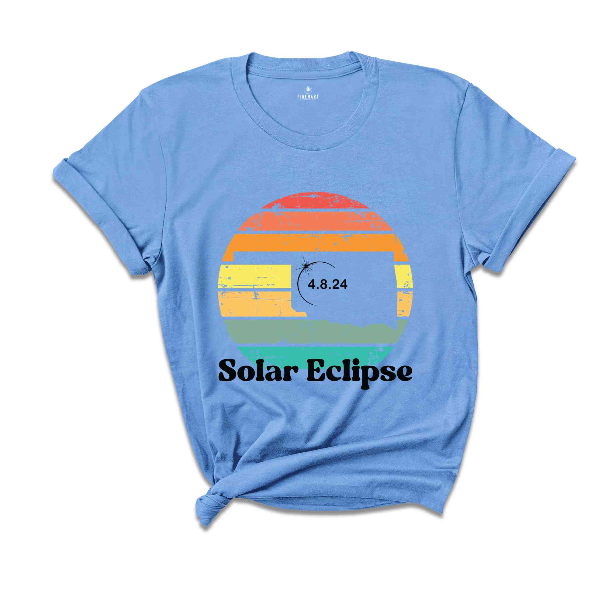 Oklahoma Solar Eclipse T-Shirt, April 8 2024 Solar Eclipse, Total Solar Eclipse Apparel, Solar Eclipse Shirt