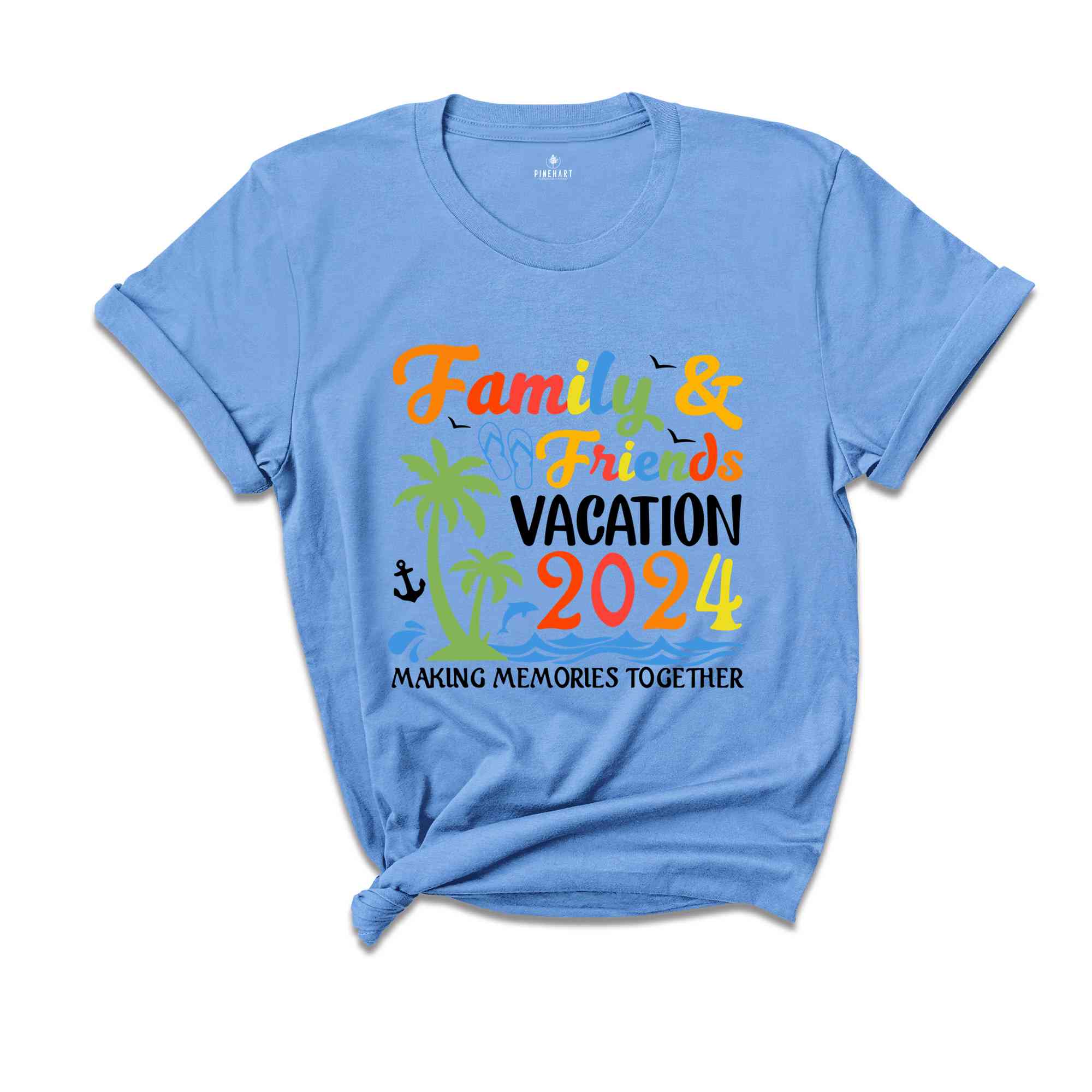 Family & Friends Vacation 2024 Making Memories Together Shirt, Family Vacation, Family Matching Tees, Summer Vacation T-shirts