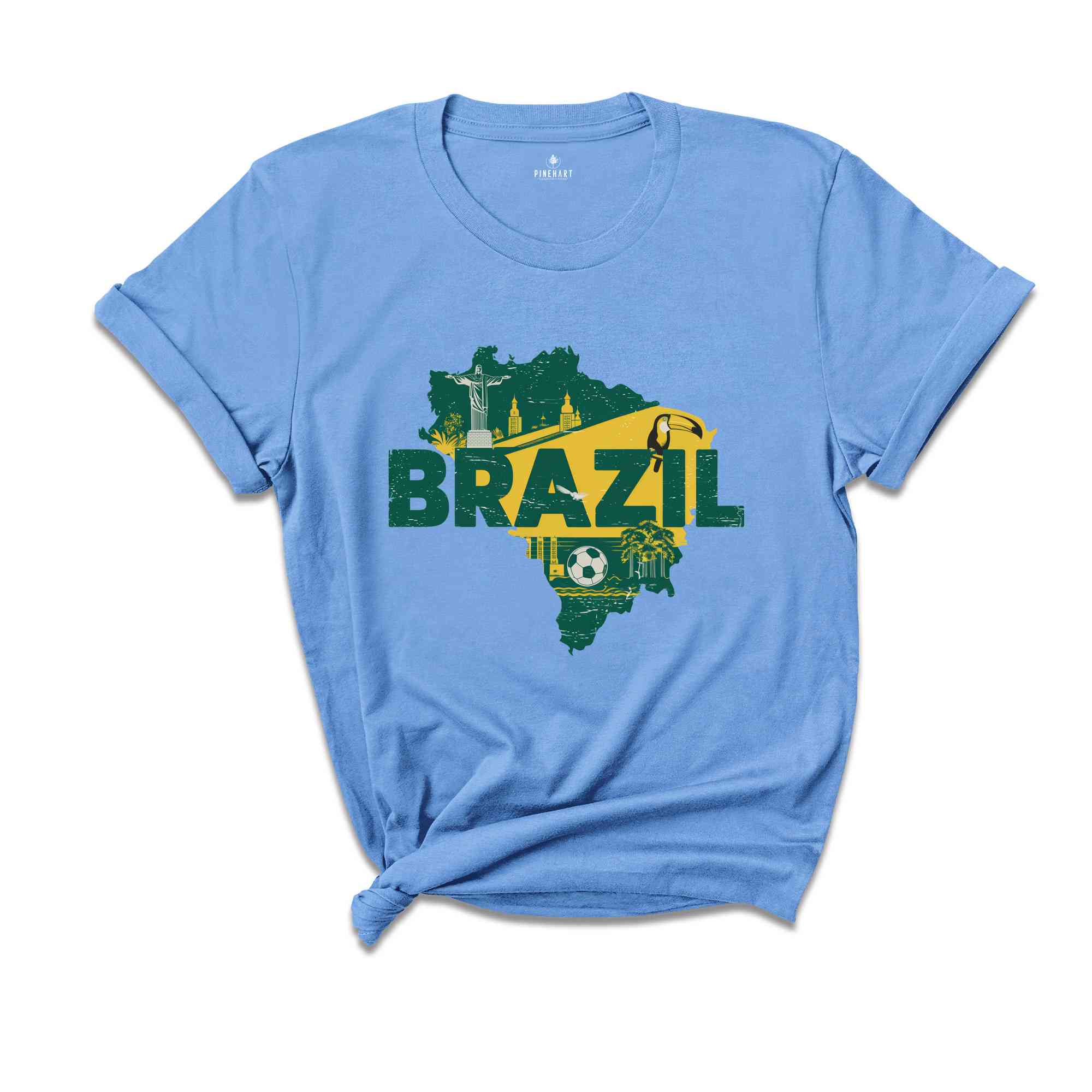 Retro Brazil Shirt, Brazil Travel Shirt, Country Travel Shirt, Shirt For Traveler, Travel Lover Gift, Travel Tee, Trip Shirt