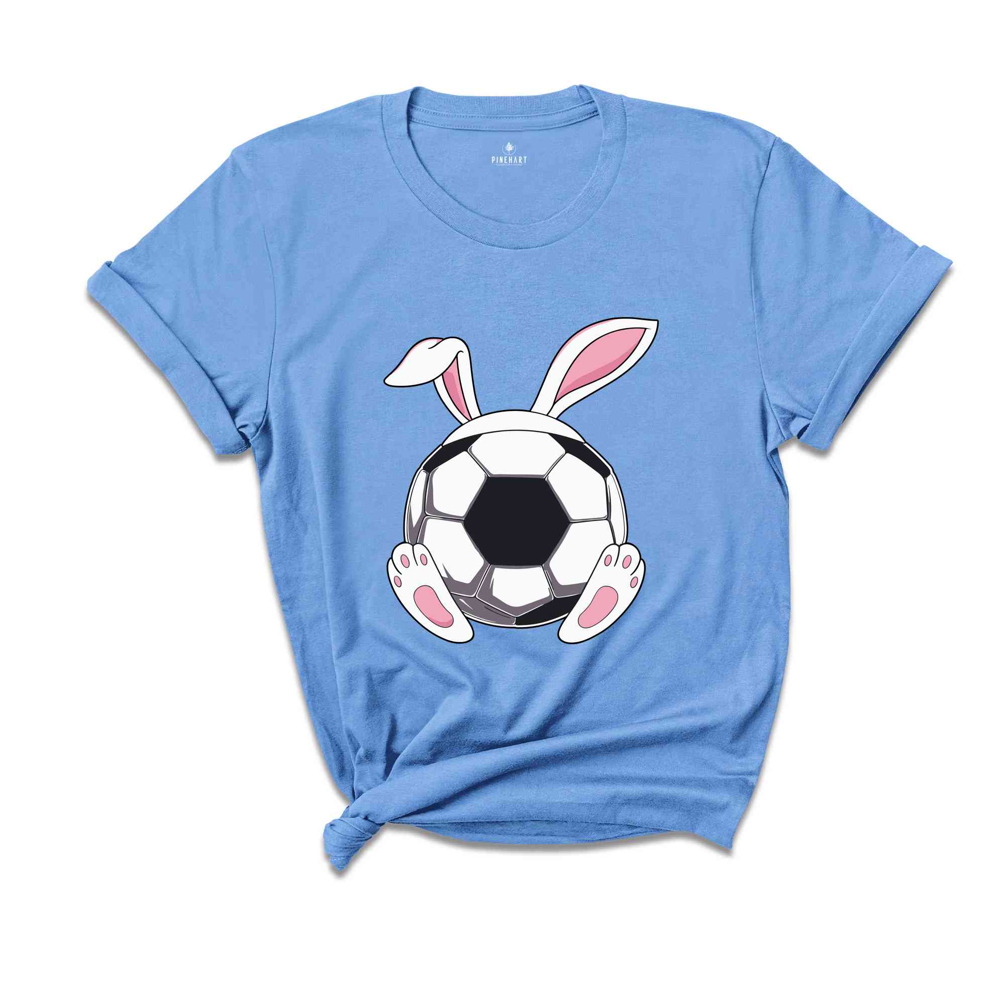 Soccer Bunny Ears Shirt, Funny Easter Shirt, Easter Sports T-Shirt, Bunny Ears Shirt, Happy Easter, Game Day Gift