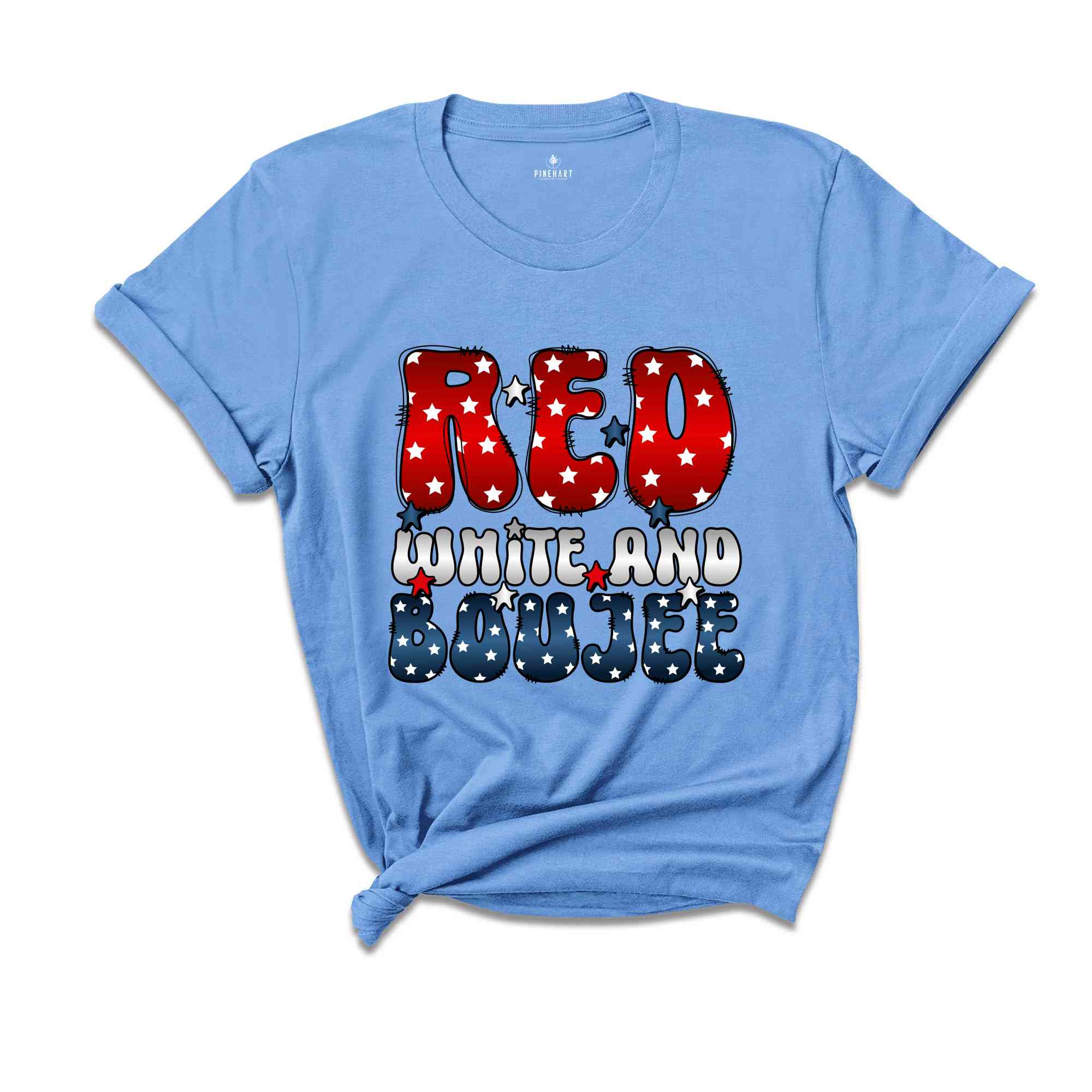 Red White And Boujee Shirt, Patriotic Shirt, Independence Day Shirt, 4th Of July Shirt, Retro America Shirt