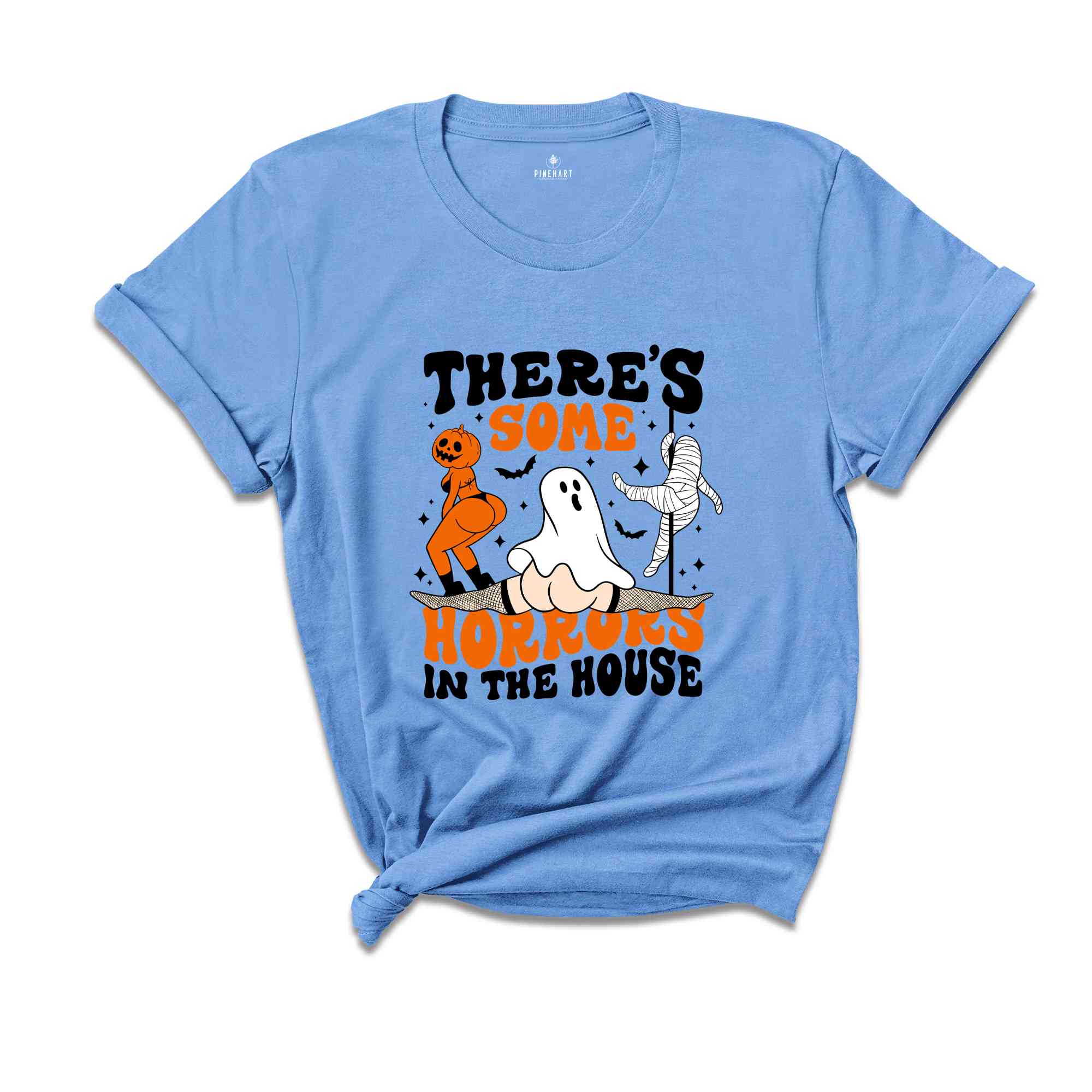 There's Some Horrors In The House Shirt, Funny Halloween Shirt, Cute Halloween Shirt, Spooky Season Shirt, Horror Shirt, Pumpkin Shirt