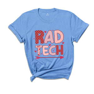 RAD Tech Valentine's Day Shirt,Radiology Department V-day Hearts Work Tshirt,Xray Tech Gifts,RAD Tech Gift,Radiology Tech Group Tees