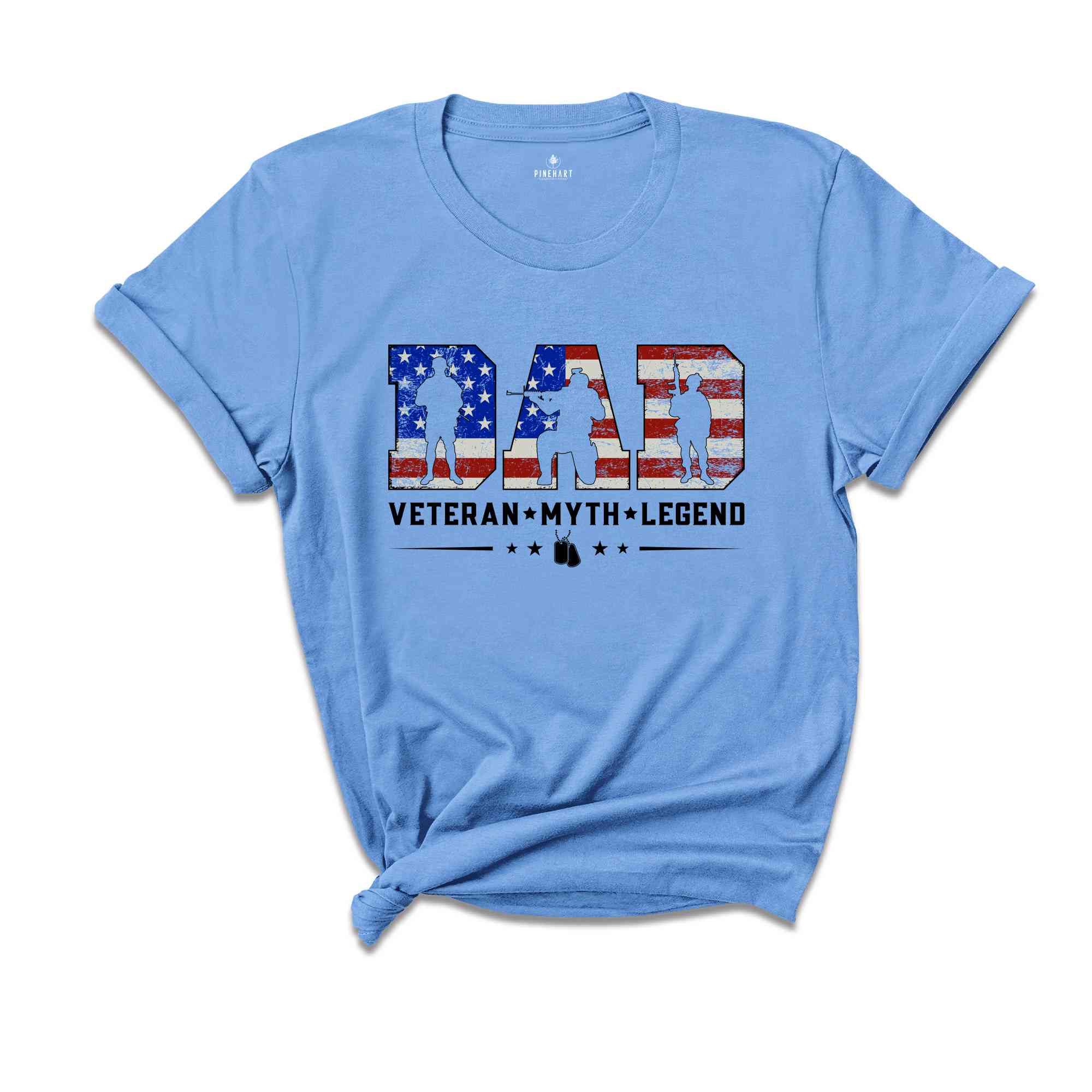 Dad Veteran Myth Legend Shirt, Veteran Dad Shirt, Father's Day Shirt, 4th Of July Shirt, Independence Day Shirt, Gift For Dad