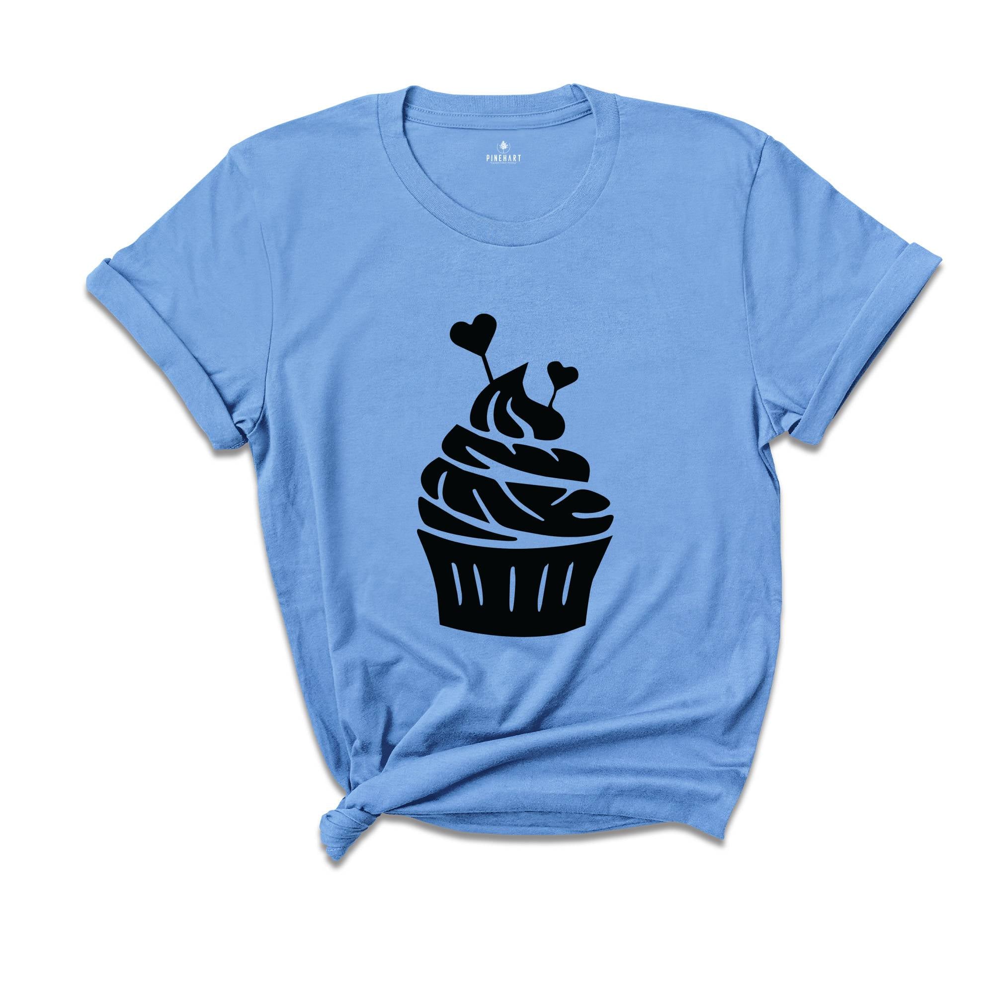 Cupcake Birthday Shirt, Cupcakes Shirt, Birthday Shirt, Valentine Cupcake Shirt, Chef Mom Shirt, Baker's Shirt, Cute Cake Tee