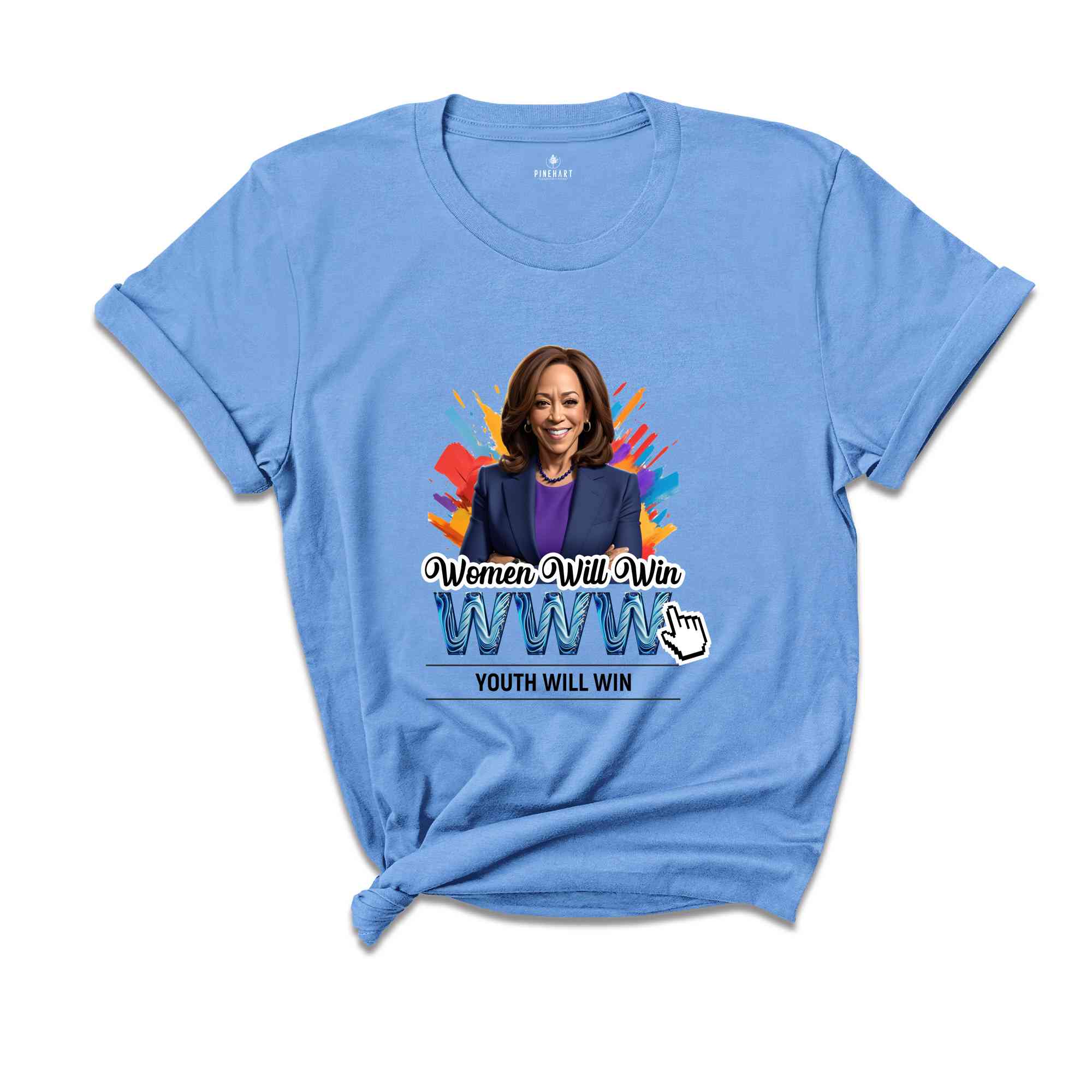 Women Will Win Shirt, Kamala Harris Shirt, 2024 Election T-Shirt, Feminist Shirt, Veto Kamala Shirt, President Kamala Shirt