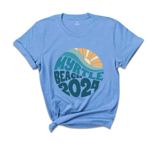 Myrtle Beach Shirt, Family Vacation 2024 Tee, Vacay Mode T-Shirt, Matching Beach Trip Gift Shirt, Summer Vibes T-Shirt