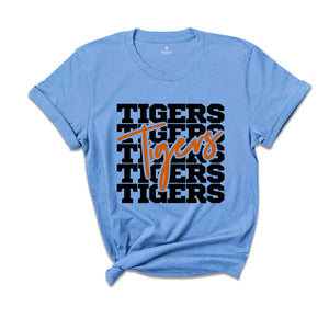 Team Mascot Shirt, Tigers Team Shirt, Tigers Football Shirt, Tigers Fan Shirt, Tigers School Tee, Tigers School Spirit, Tigers Mom Shirt