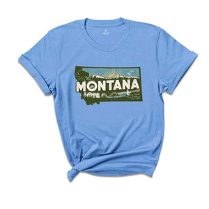 Retro State Of Montana Shirt, State Of Montana Shirt, State Shirt, Montana Shirt, Montana Lover Shirt, Family Trip Shirt, Travel Shirt