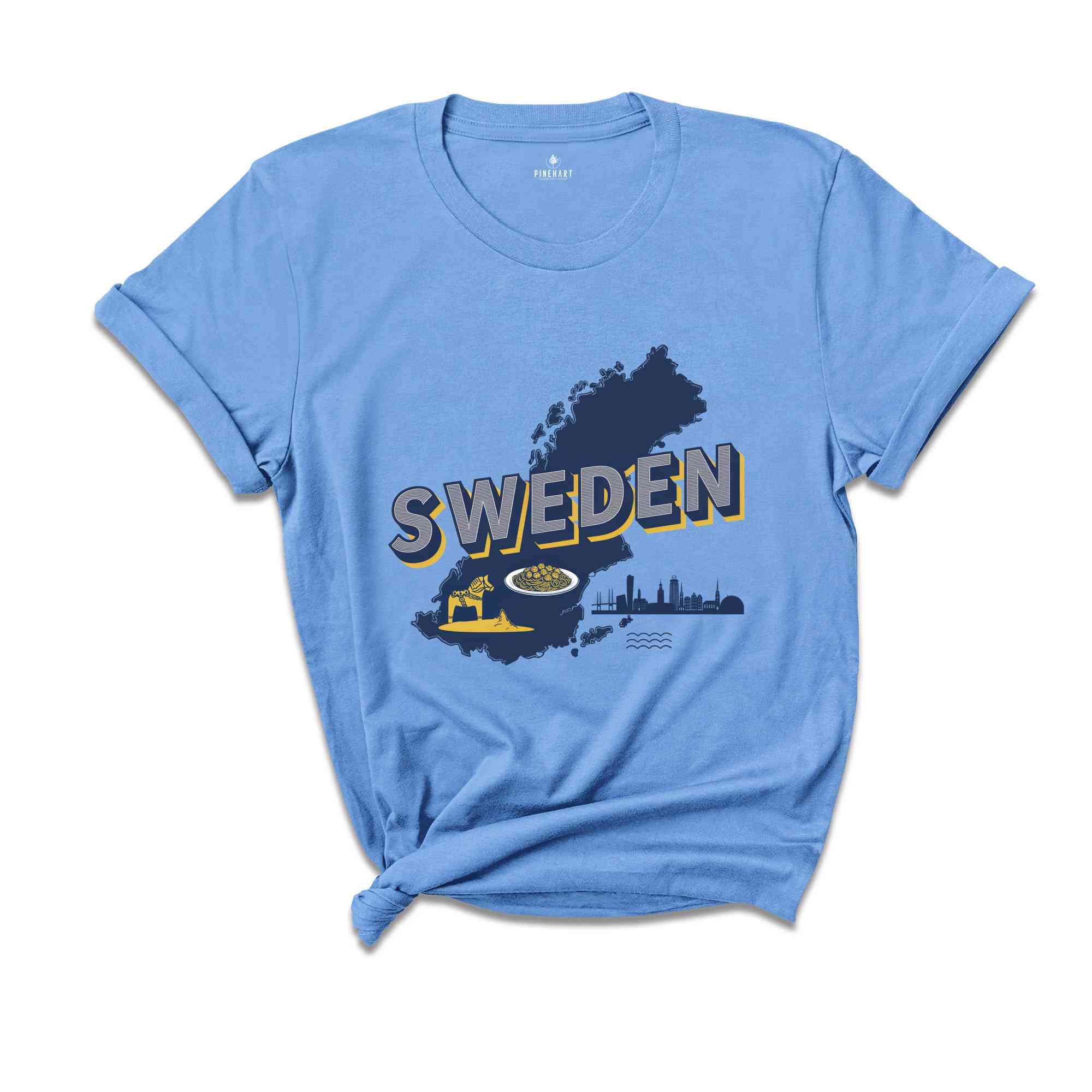 Retro Sweden Shirt, Sweden Travel Shirt, Country Travel Shirt, Shirt For Traveler, Travel Lover Gift, Travel Tee, Trip Shirt