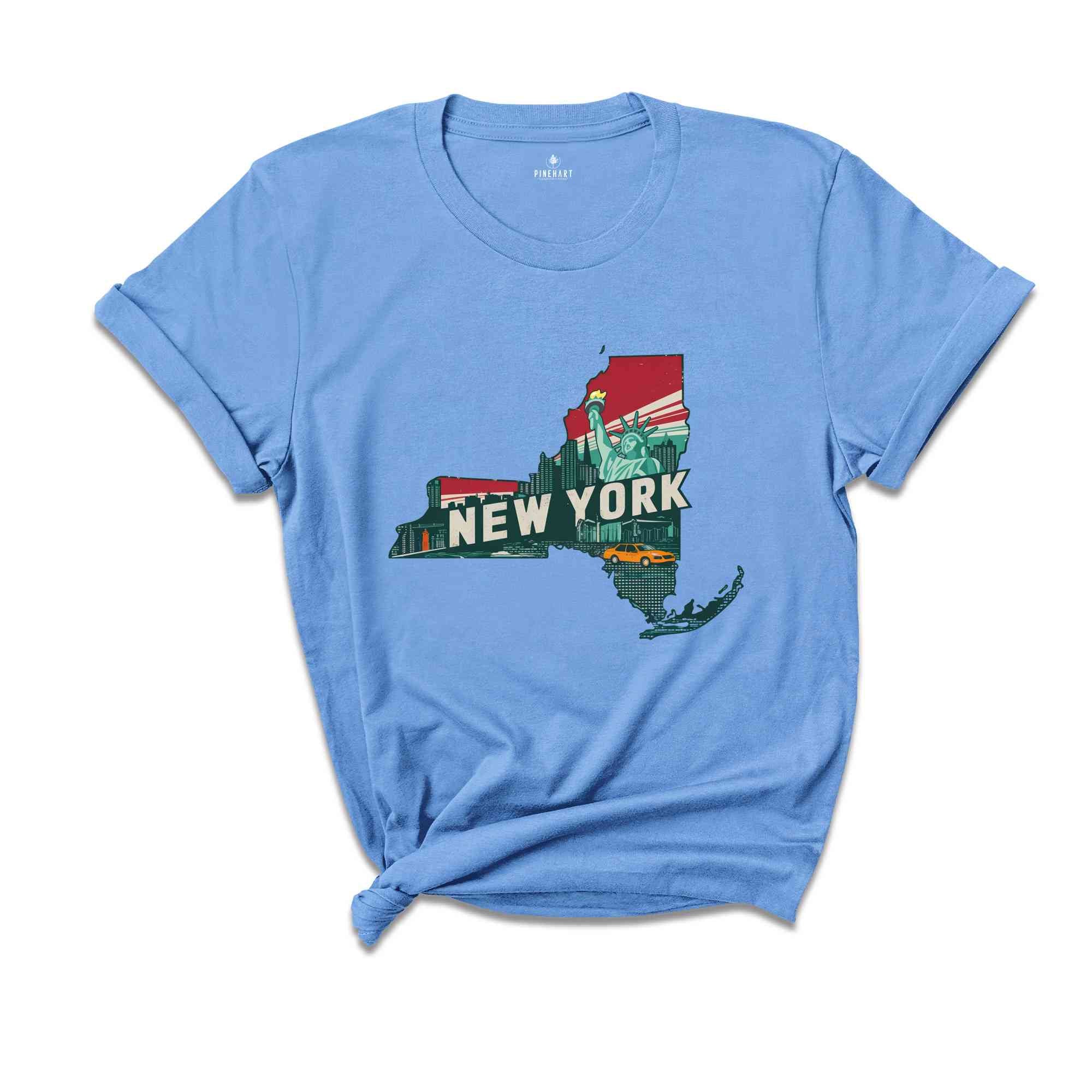 Retro State Of New York Shirt, State Of New York Shirt, State Shirt, New York Shirt, New York Lover Shirt, Family Trip Shirt, Travel Shirt