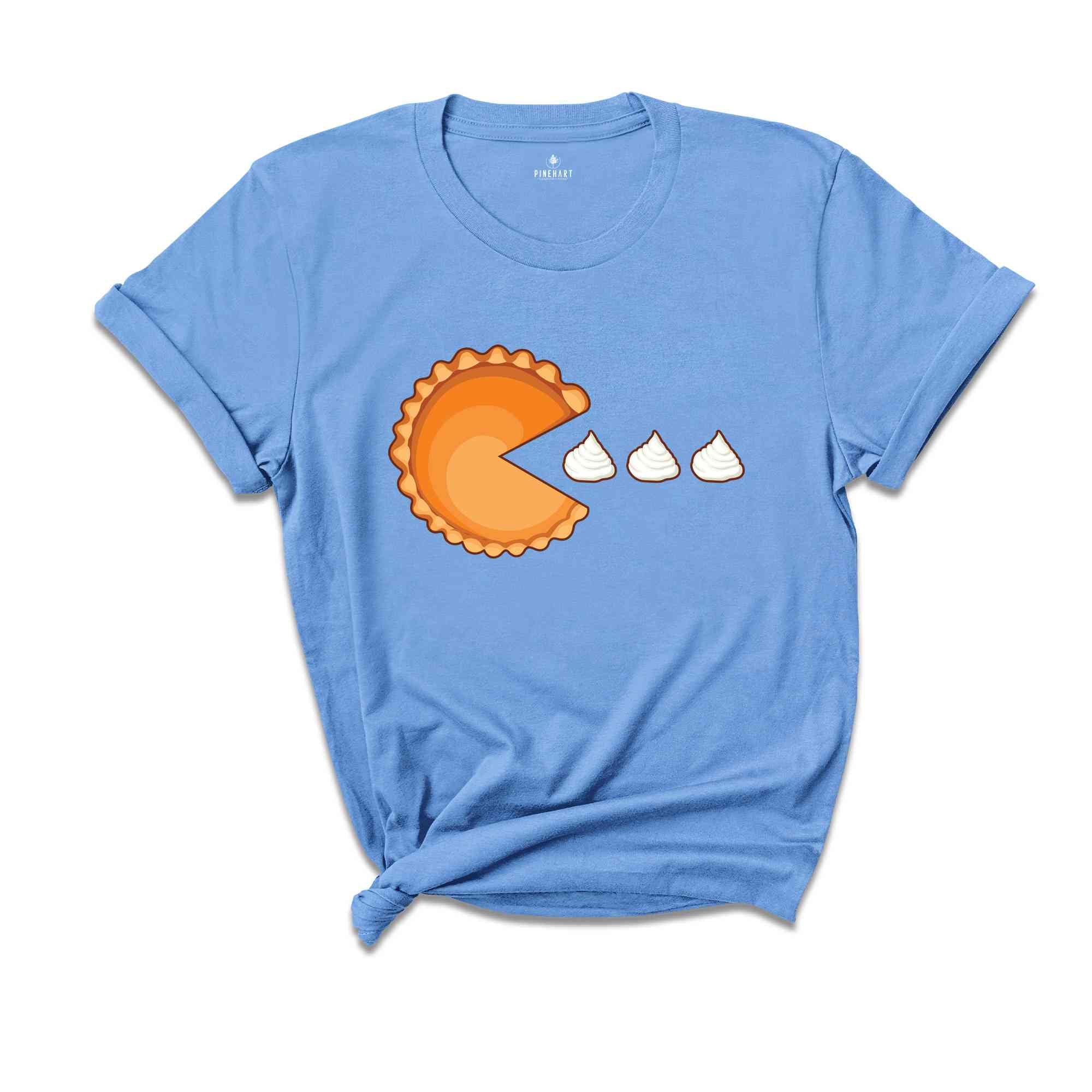 Pumpkin Pie Shirt, Pac Man Shirt, Pumpkin Season Shirt, Fall Shirt, Holiday Shirt, Halloween Shirt, Autumn Shirt, Thanksgiving Shirt